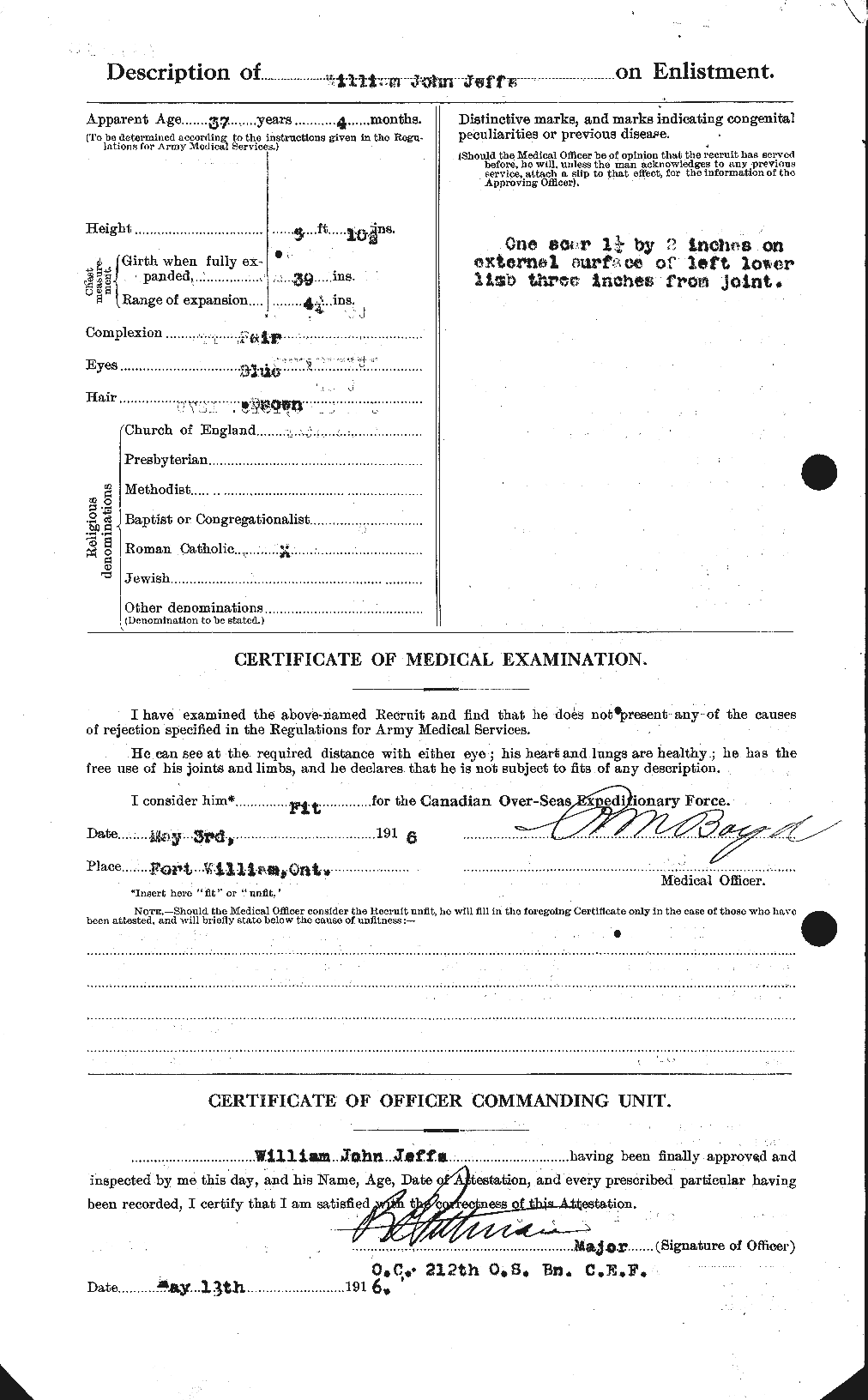 Personnel Records of the First World War - CEF 419570b