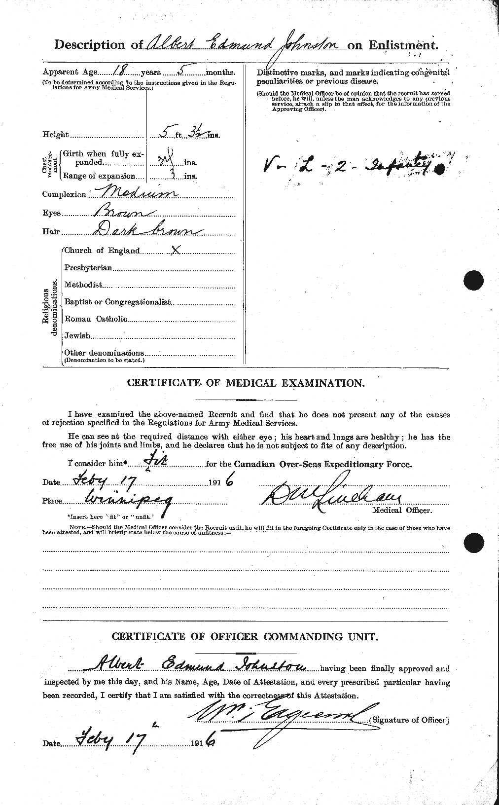 Personnel Records of the First World War - CEF 420939b