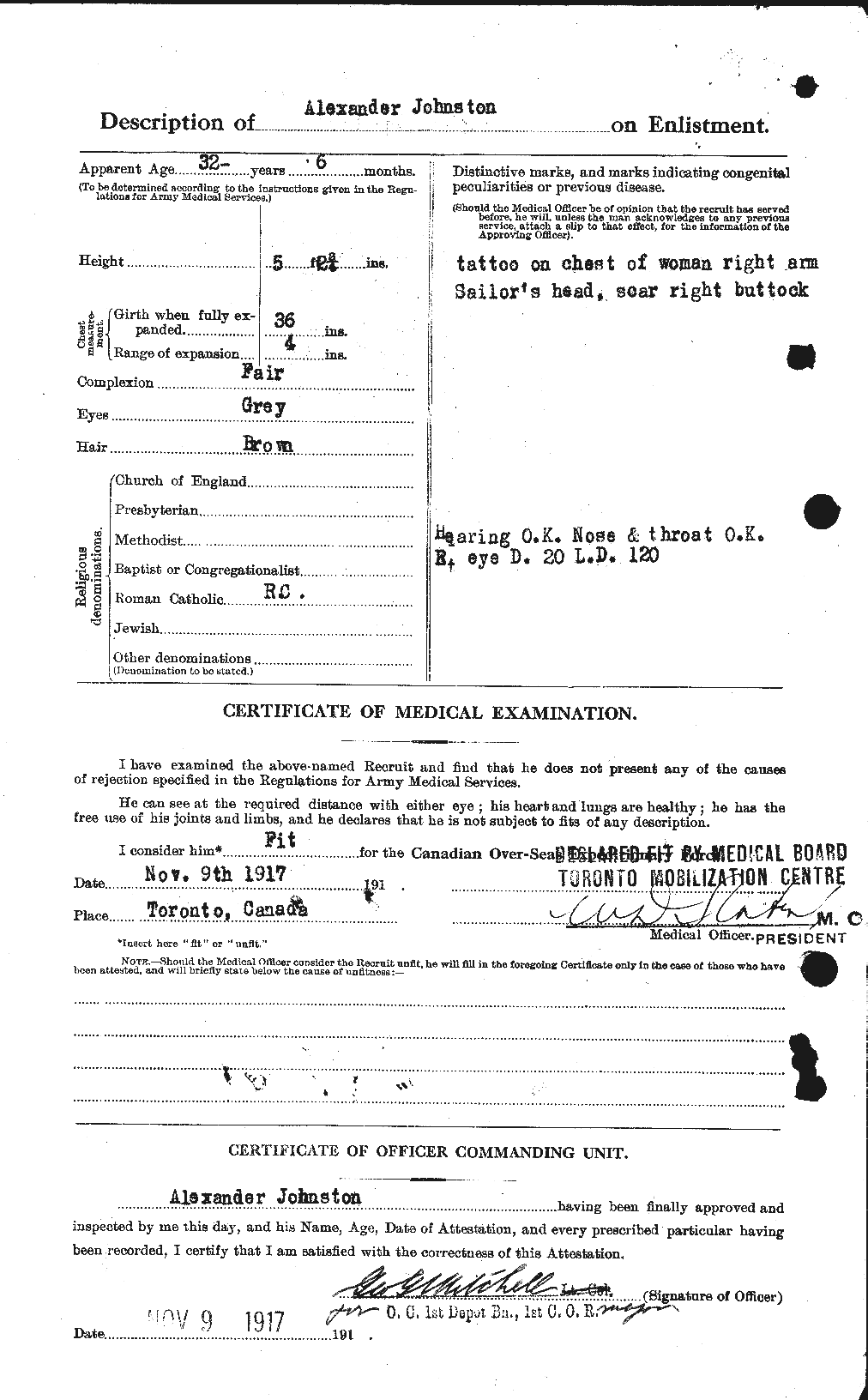 Personnel Records of the First World War - CEF 420963b