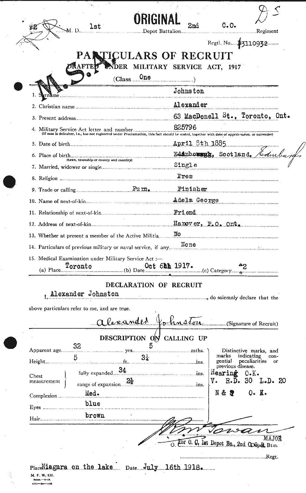 Personnel Records of the First World War - CEF 420964a