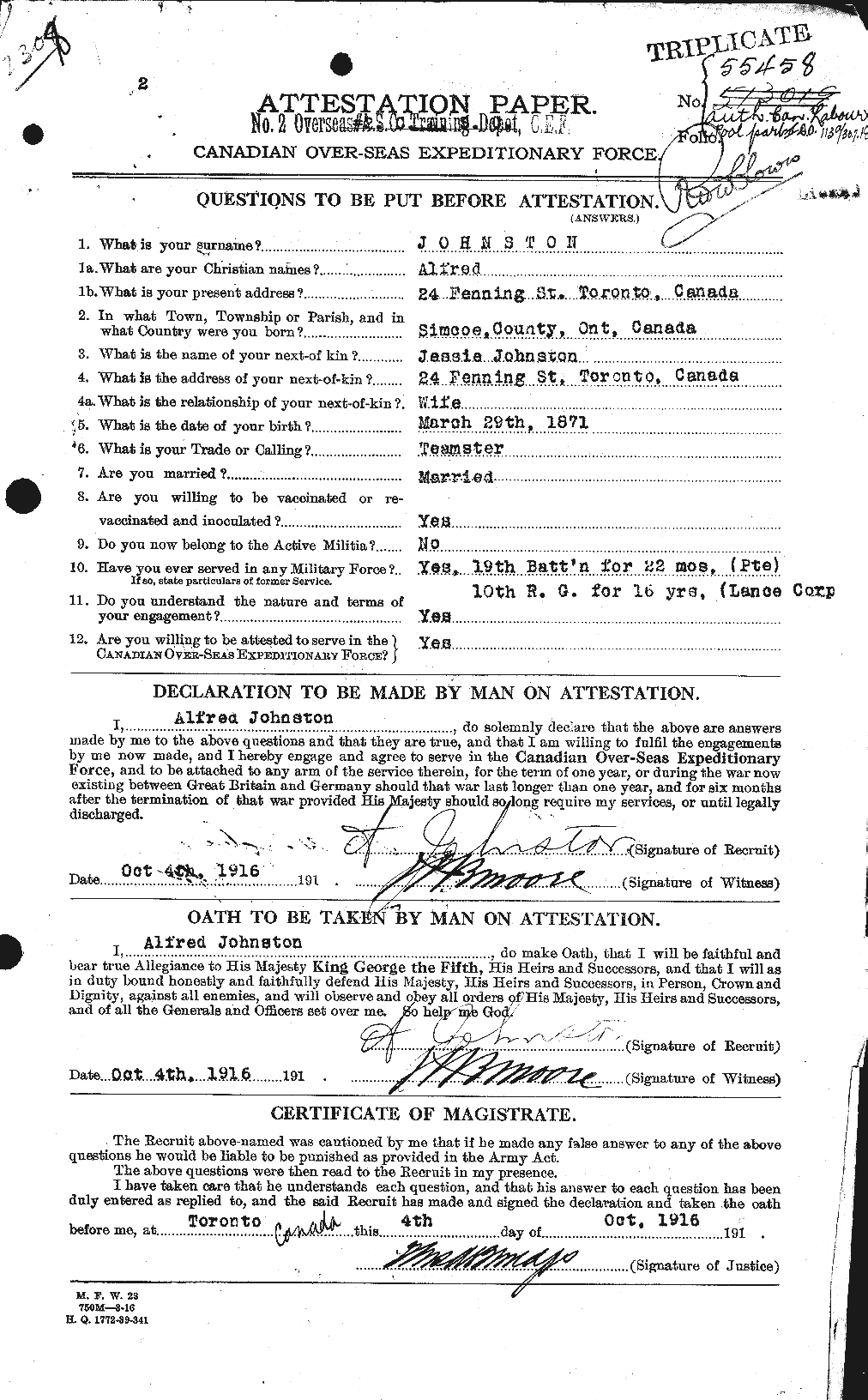 Personnel Records of the First World War - CEF 420984a