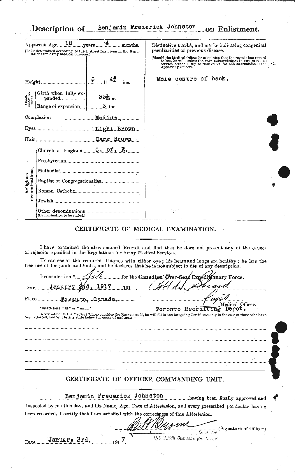 Personnel Records of the First World War - CEF 421066b