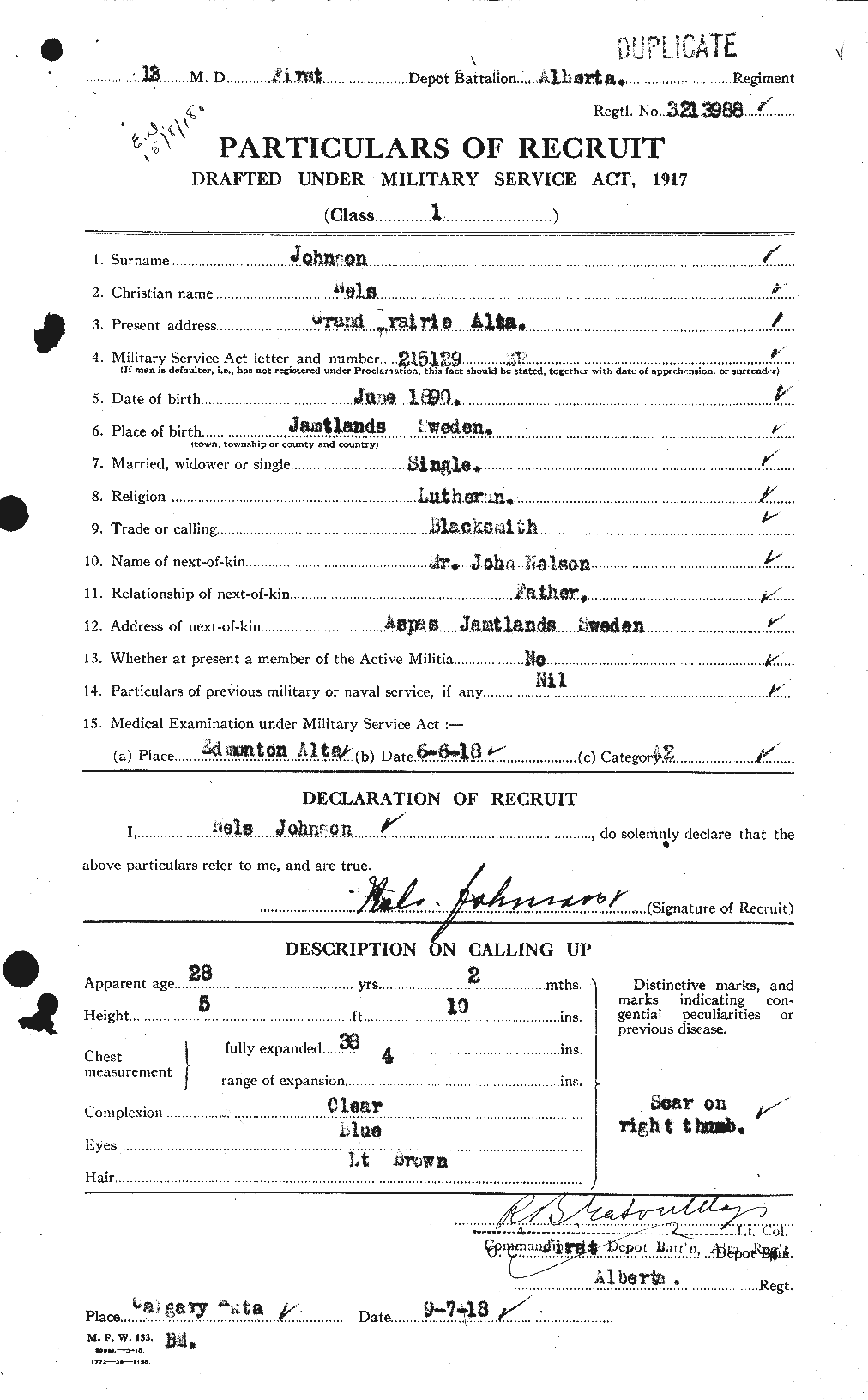 Personnel Records of the First World War - CEF 422157a