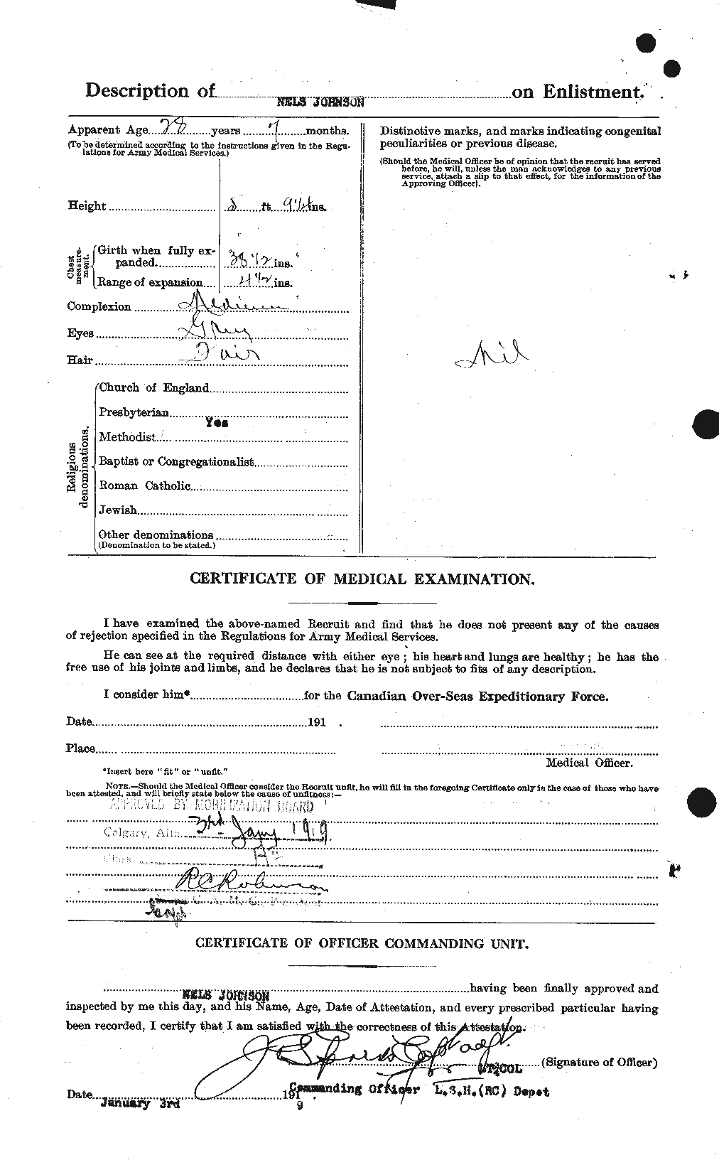 Personnel Records of the First World War - CEF 422158b
