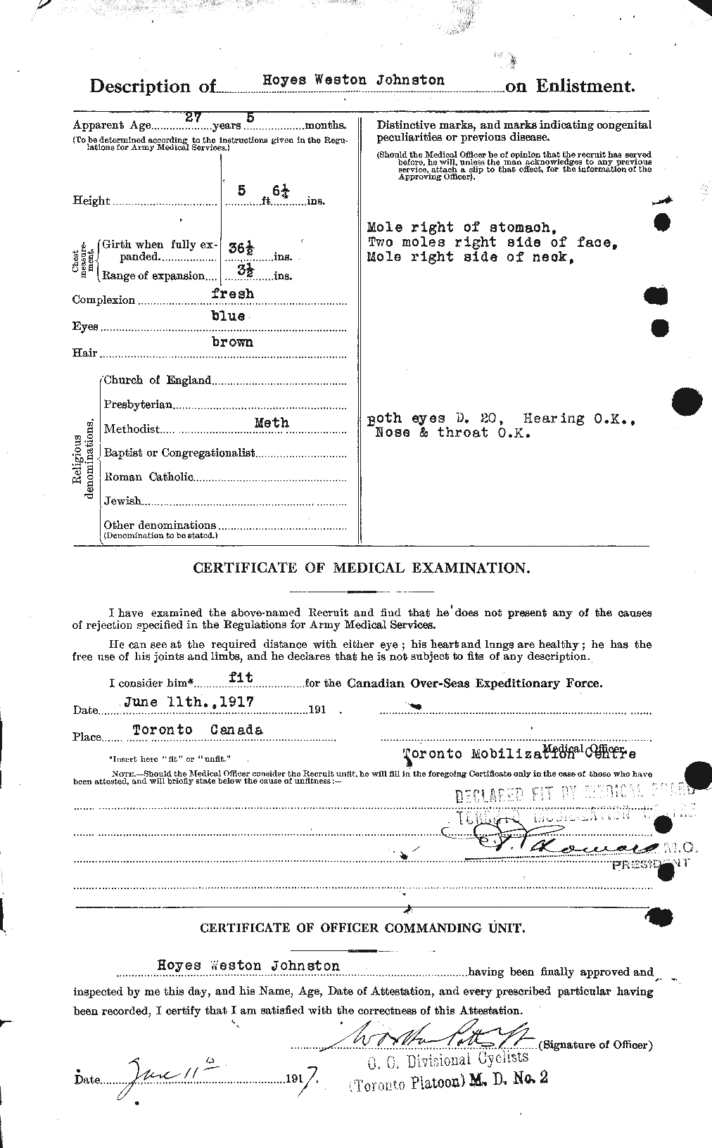 Personnel Records of the First World War - CEF 422656b