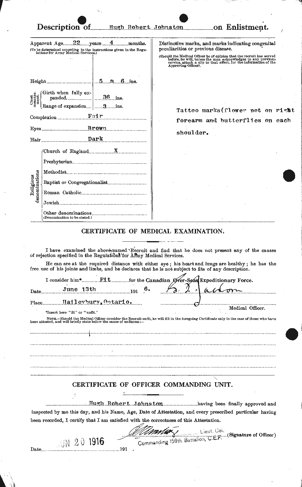 Personnel Records of the First World War - CEF 422668b