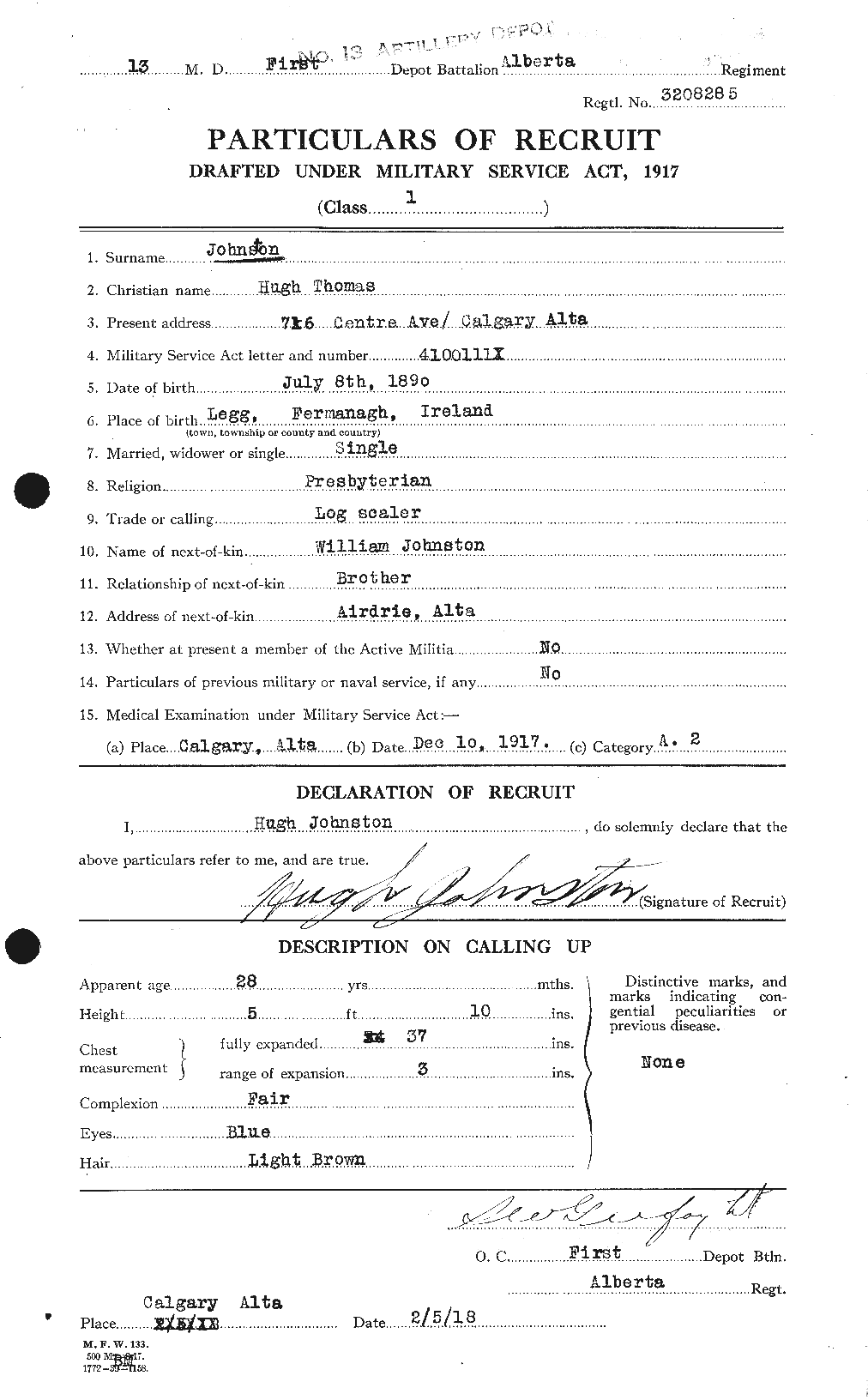 Personnel Records of the First World War - CEF 422670a