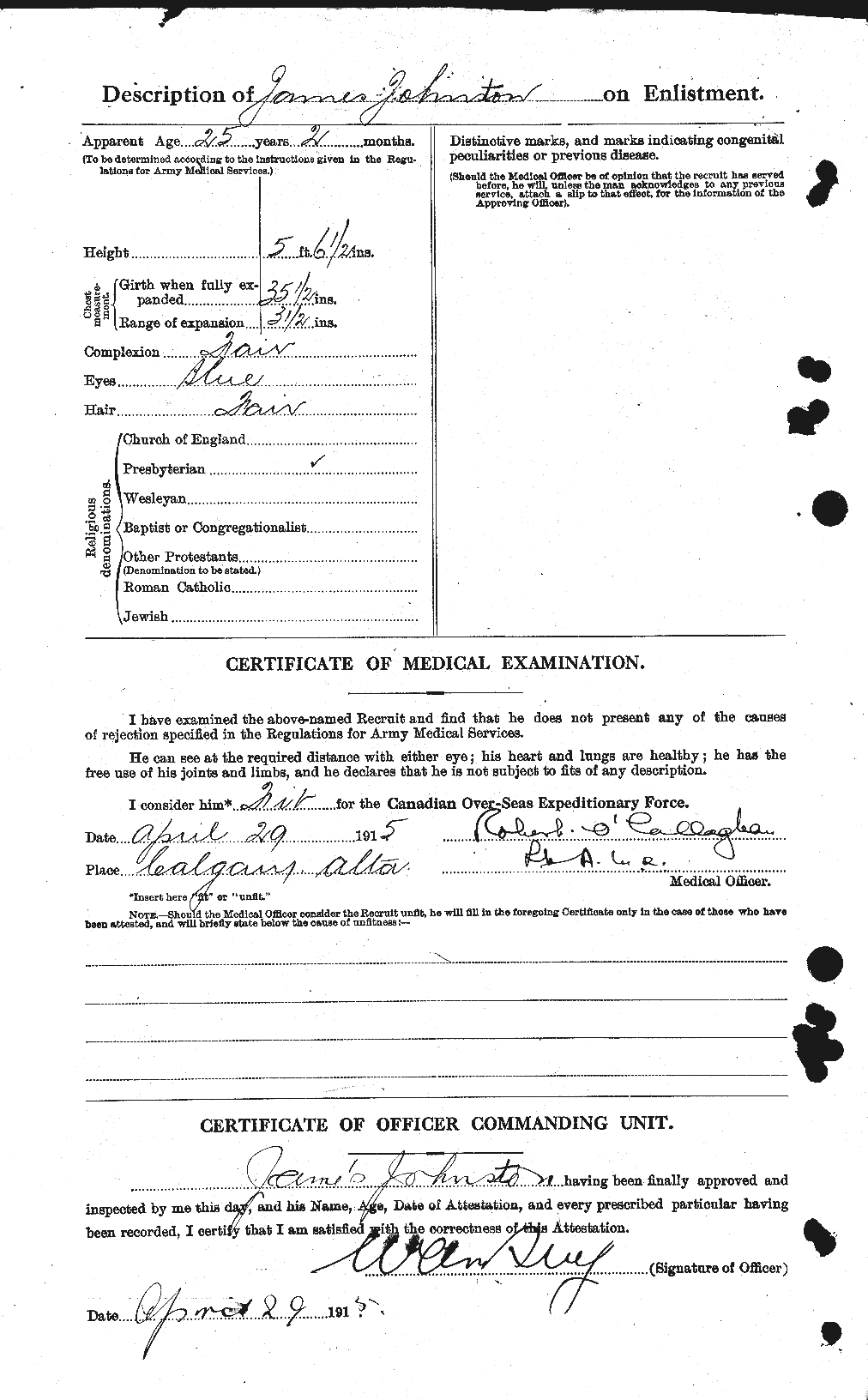 Personnel Records of the First World War - CEF 422699b