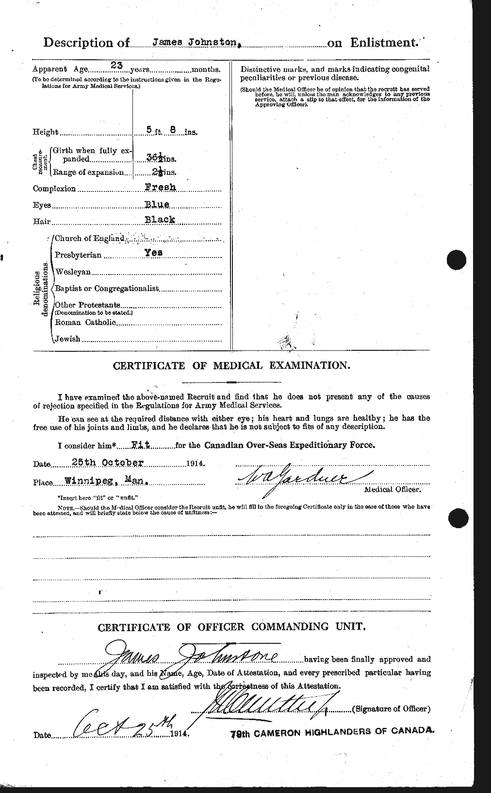 Personnel Records of the First World War - CEF 422712b