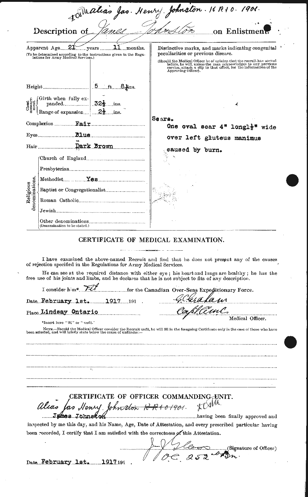 Personnel Records of the First World War - CEF 422737b