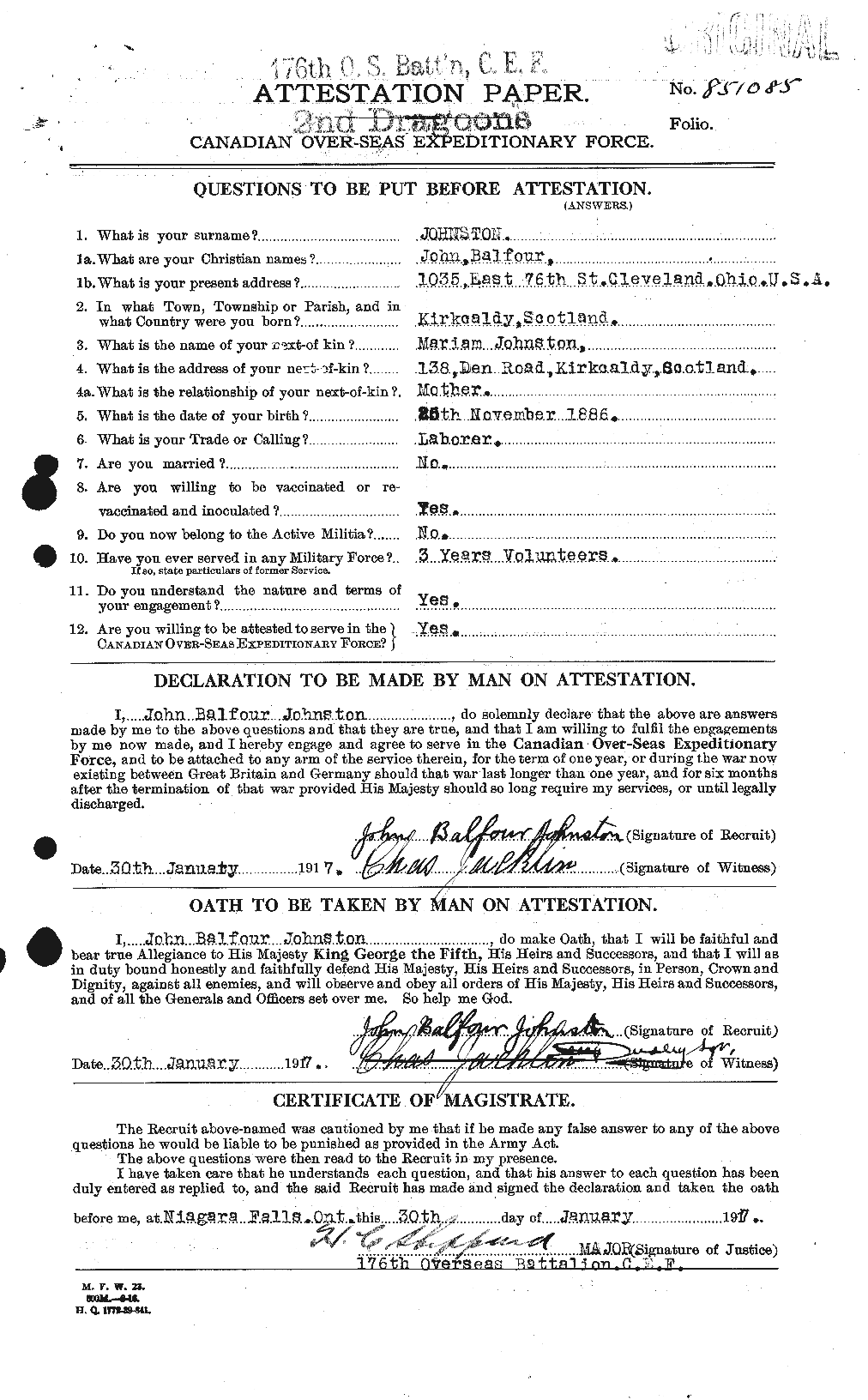 Personnel Records of the First World War - CEF 422818a