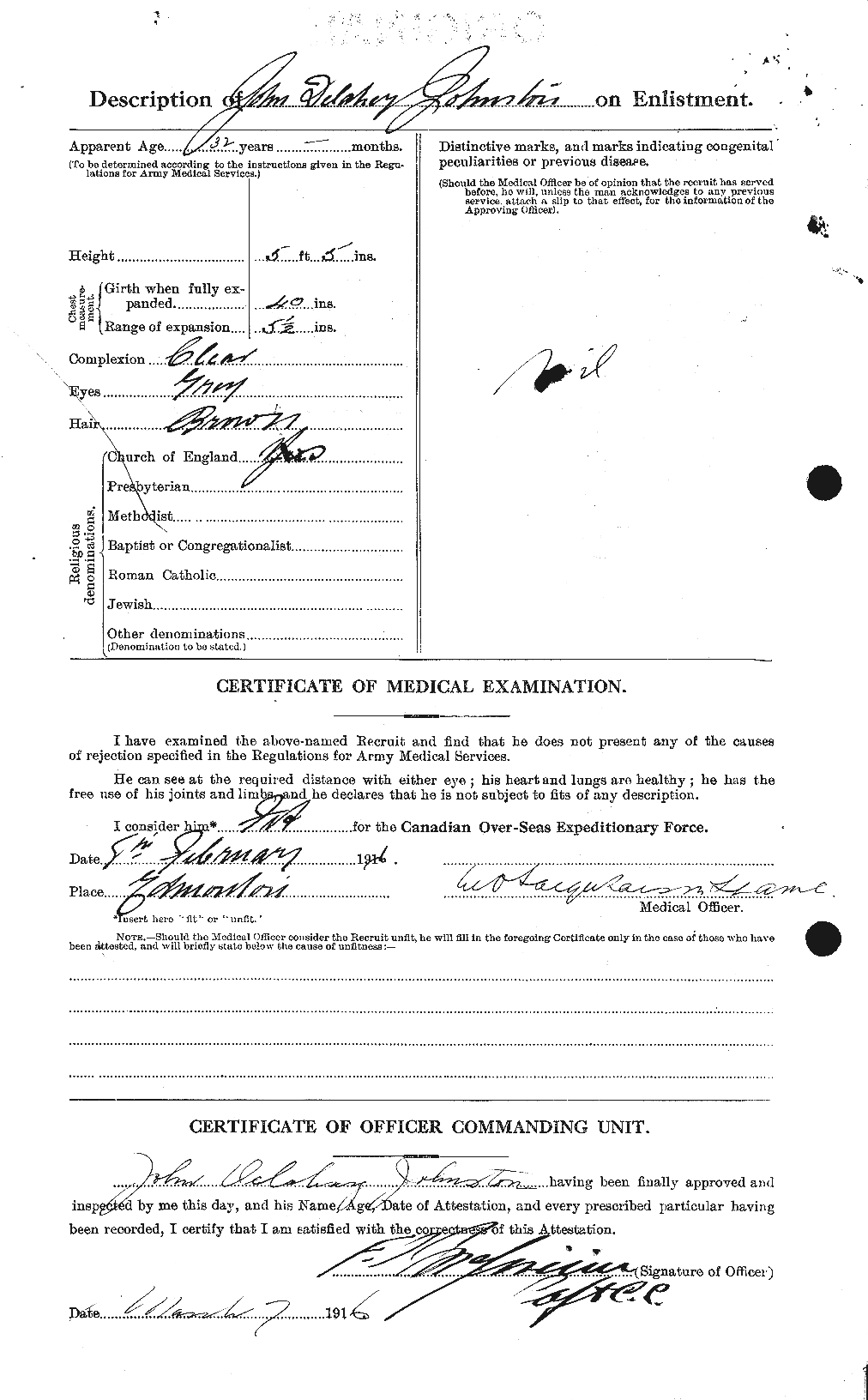 Personnel Records of the First World War - CEF 422821b
