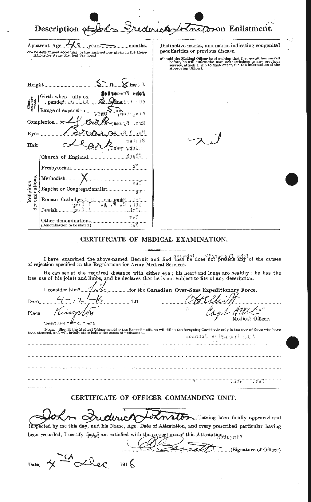 Personnel Records of the First World War - CEF 422830b