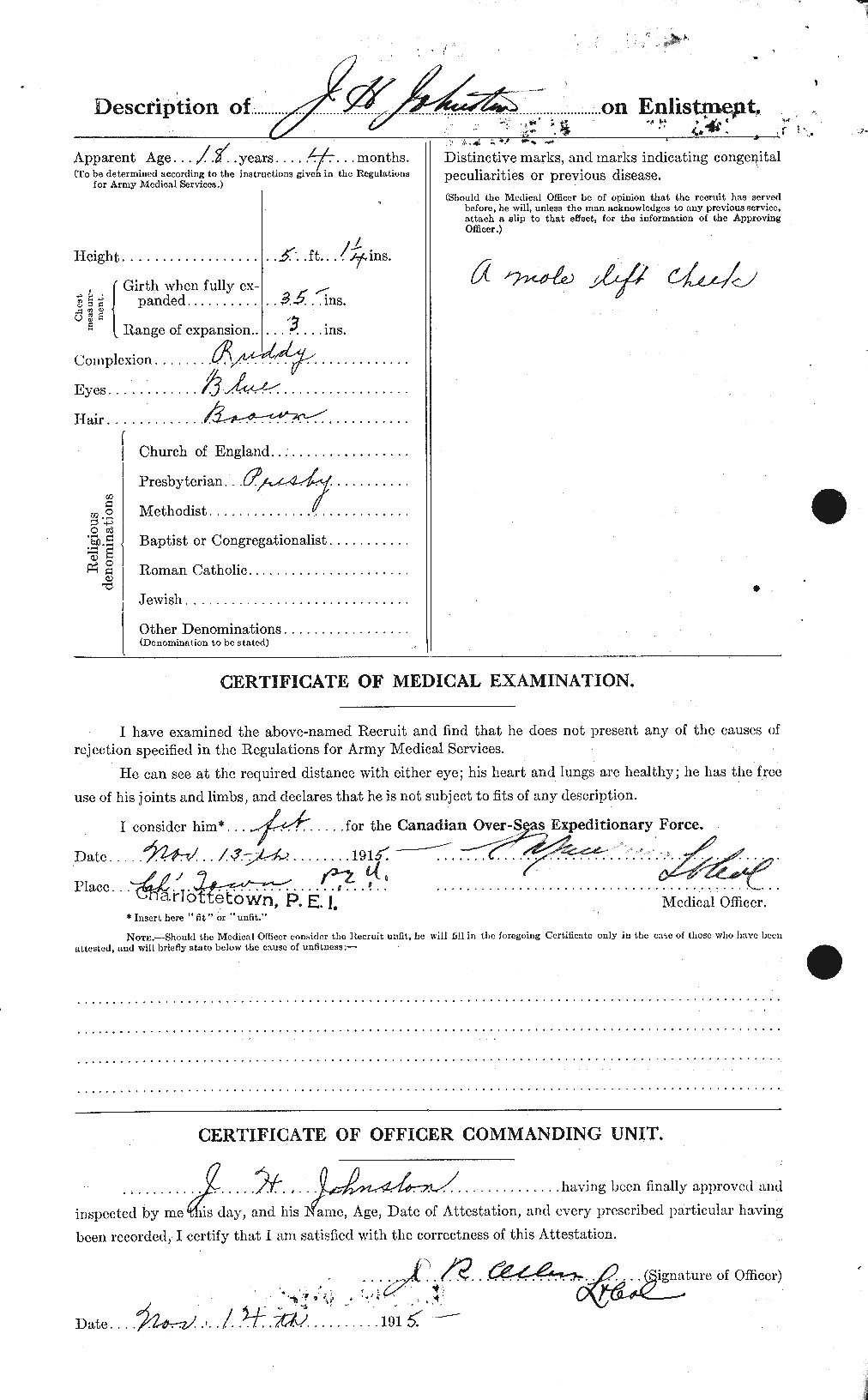 Personnel Records of the First World War - CEF 422837b