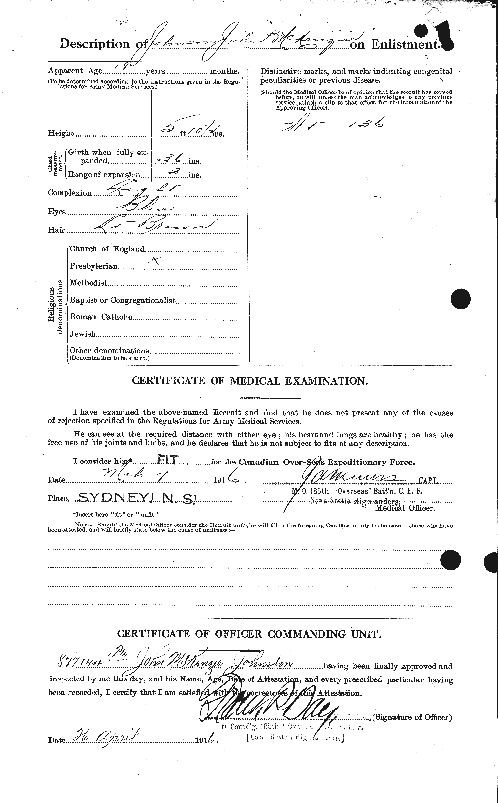Personnel Records of the First World War - CEF 422856b