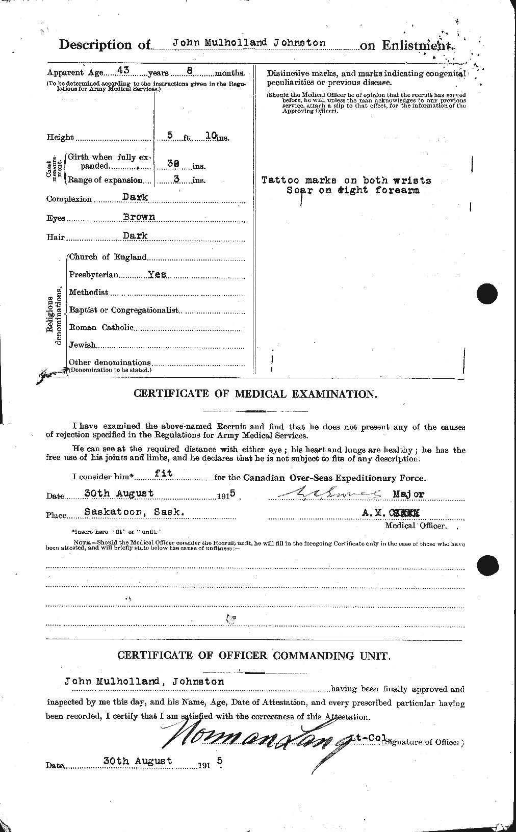 Personnel Records of the First World War - CEF 422859b
