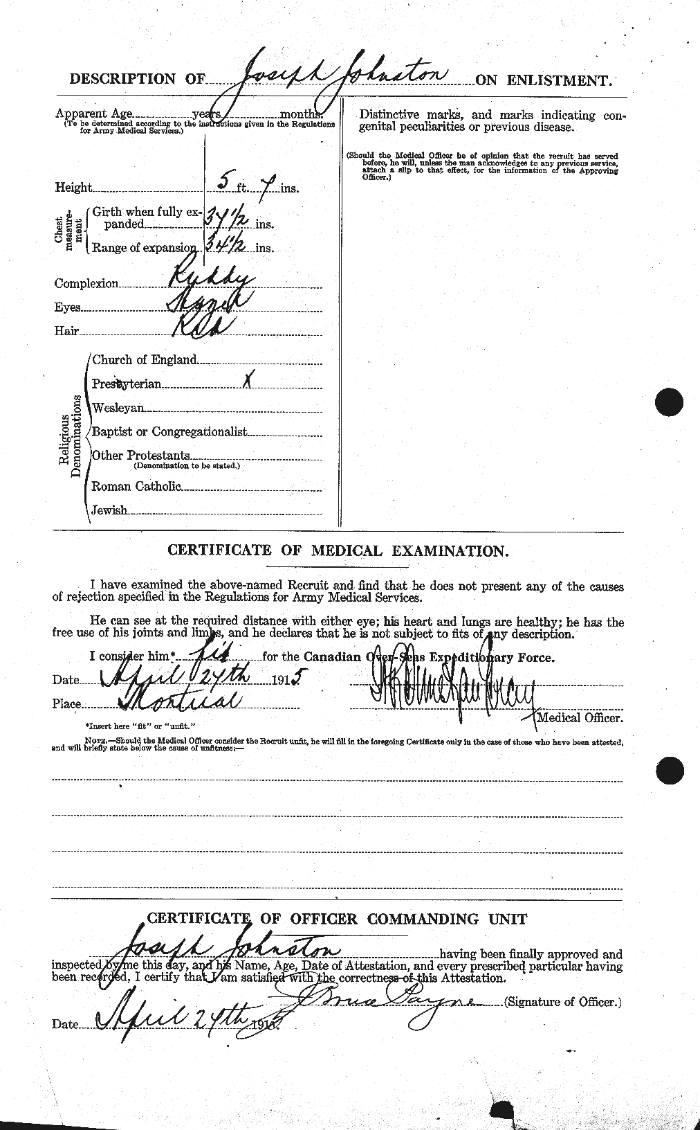 Personnel Records of the First World War - CEF 422896b