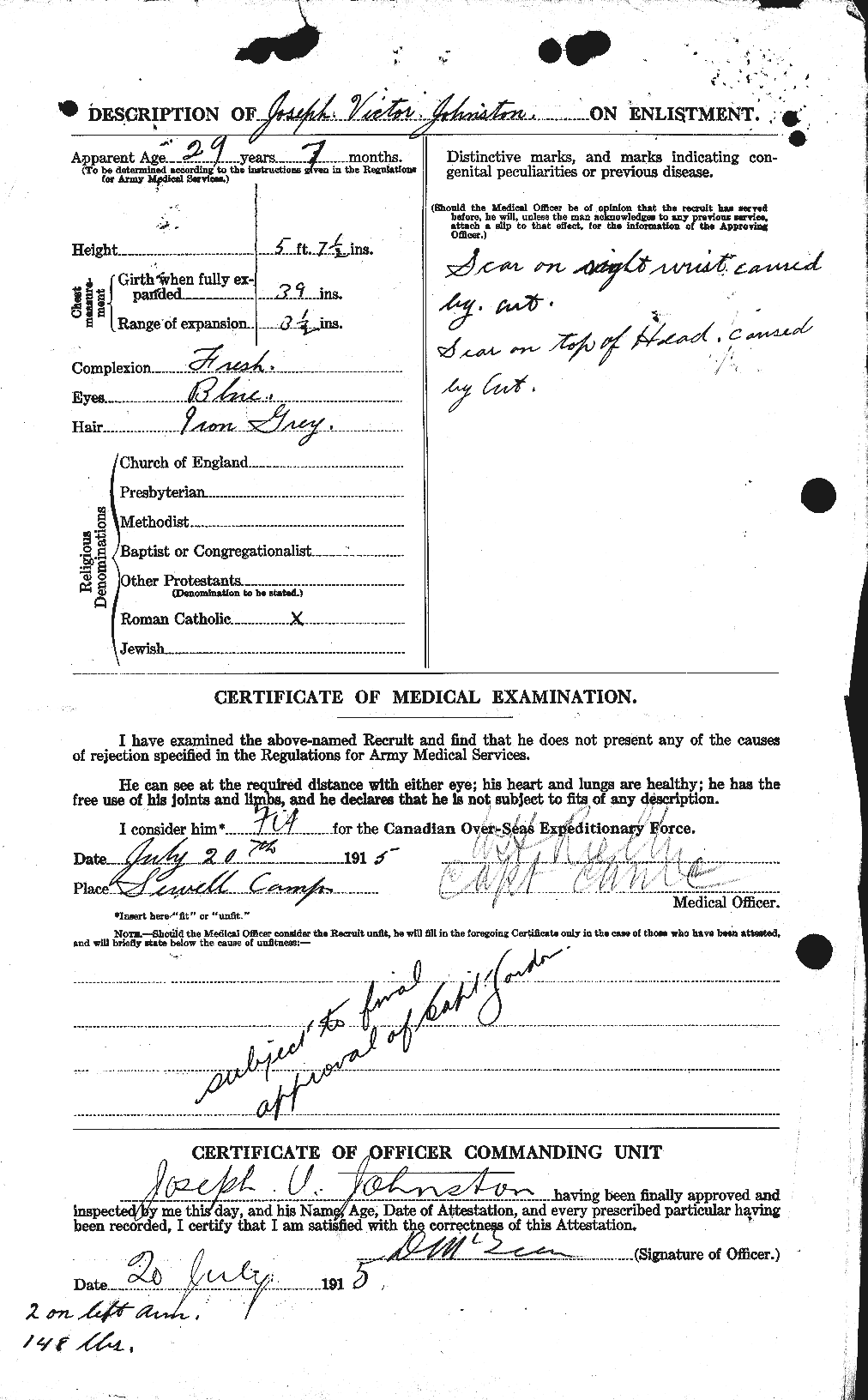 Personnel Records of the First World War - CEF 422919b
