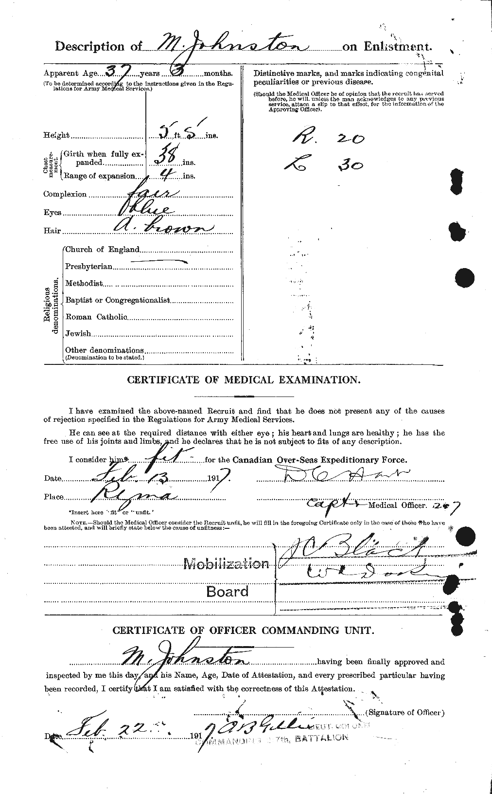 Personnel Records of the First World War - CEF 422978b