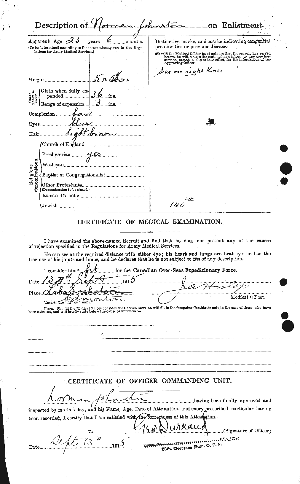Personnel Records of the First World War - CEF 423004b