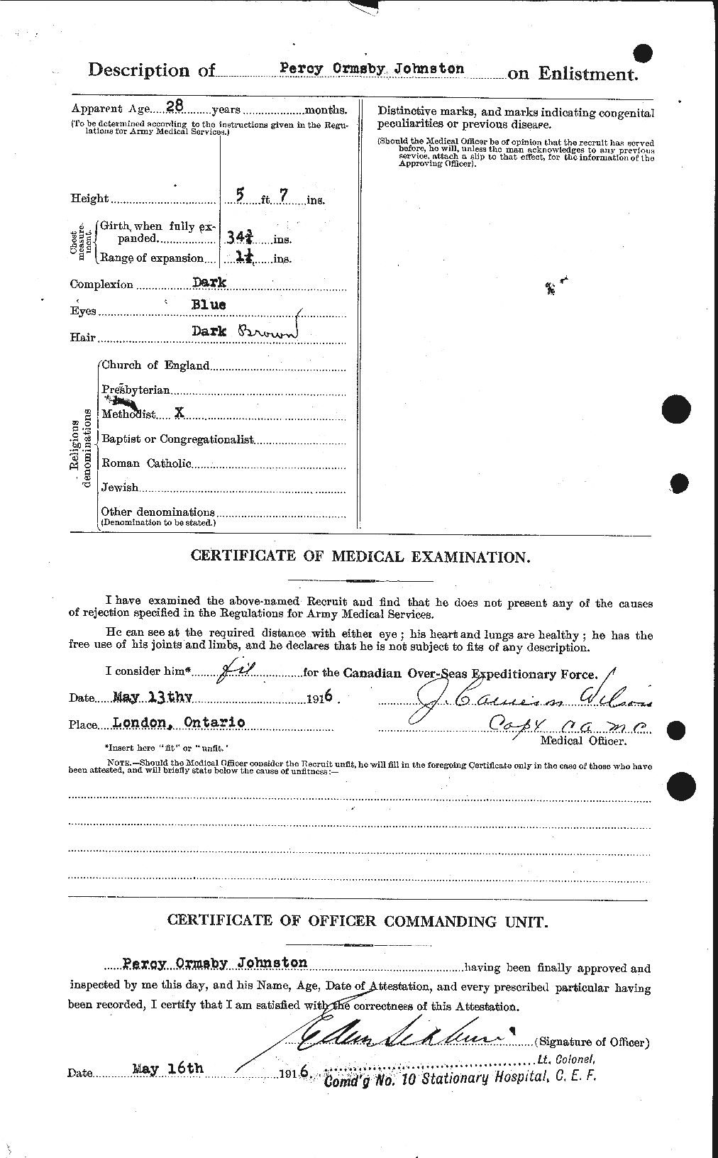 Personnel Records of the First World War - CEF 423032b