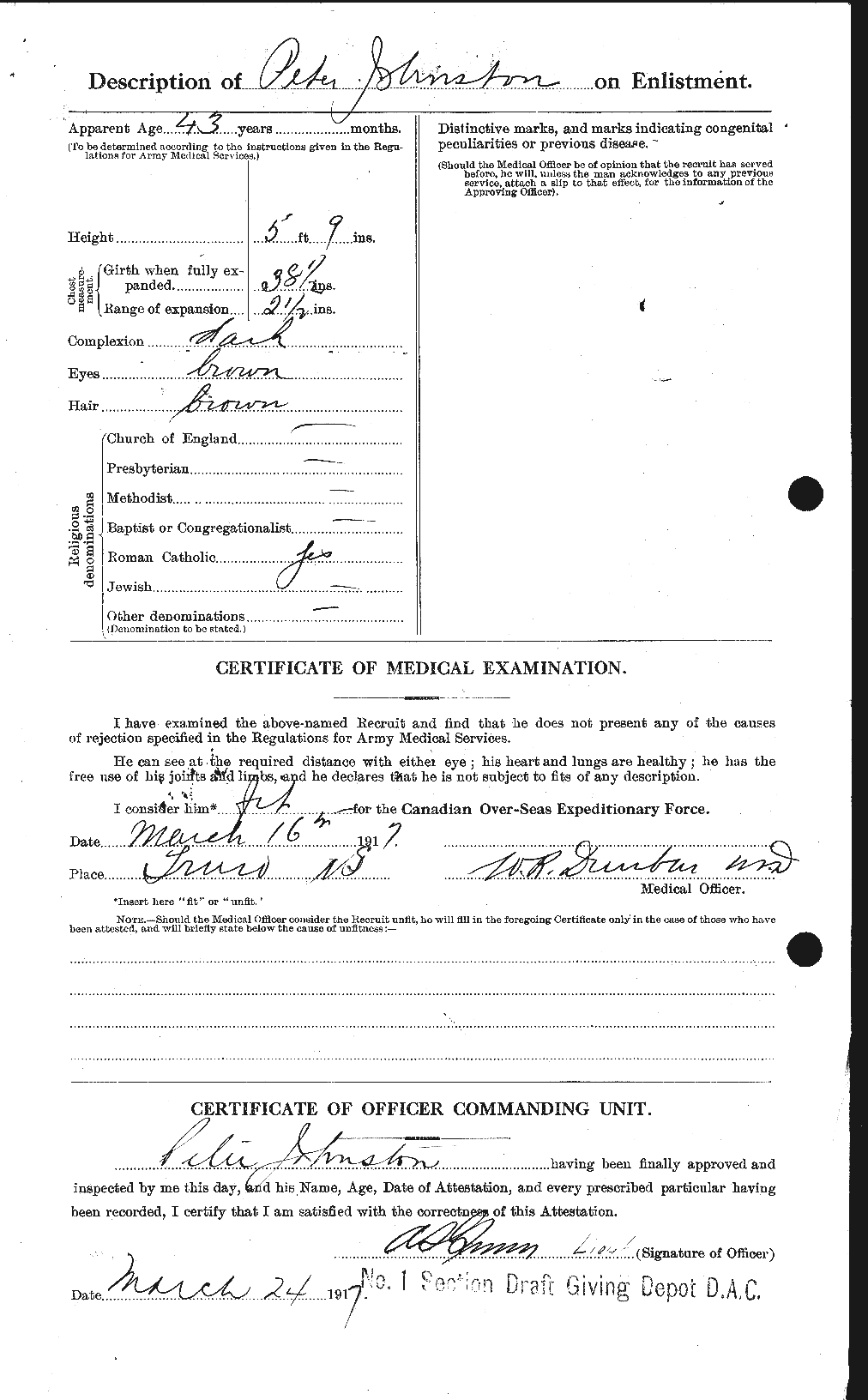 Personnel Records of the First World War - CEF 423042b
