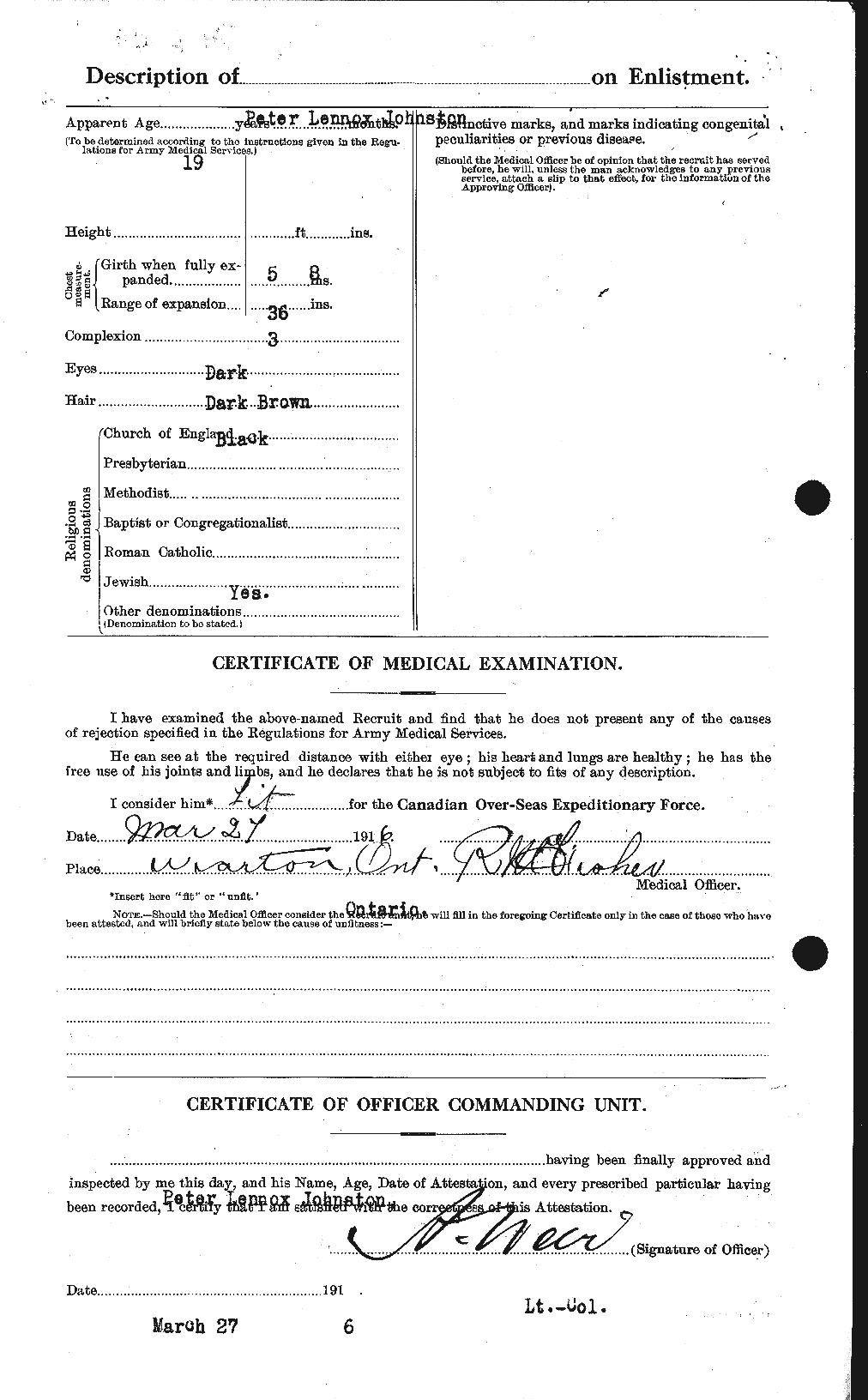 Personnel Records of the First World War - CEF 423045b