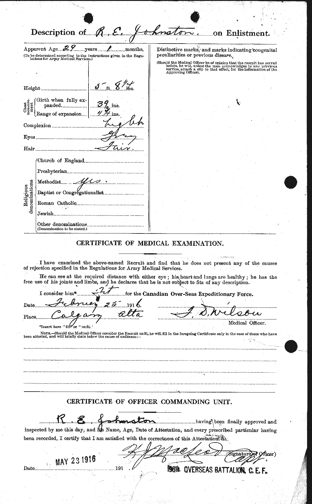 Personnel Records of the First World War - CEF 423051b
