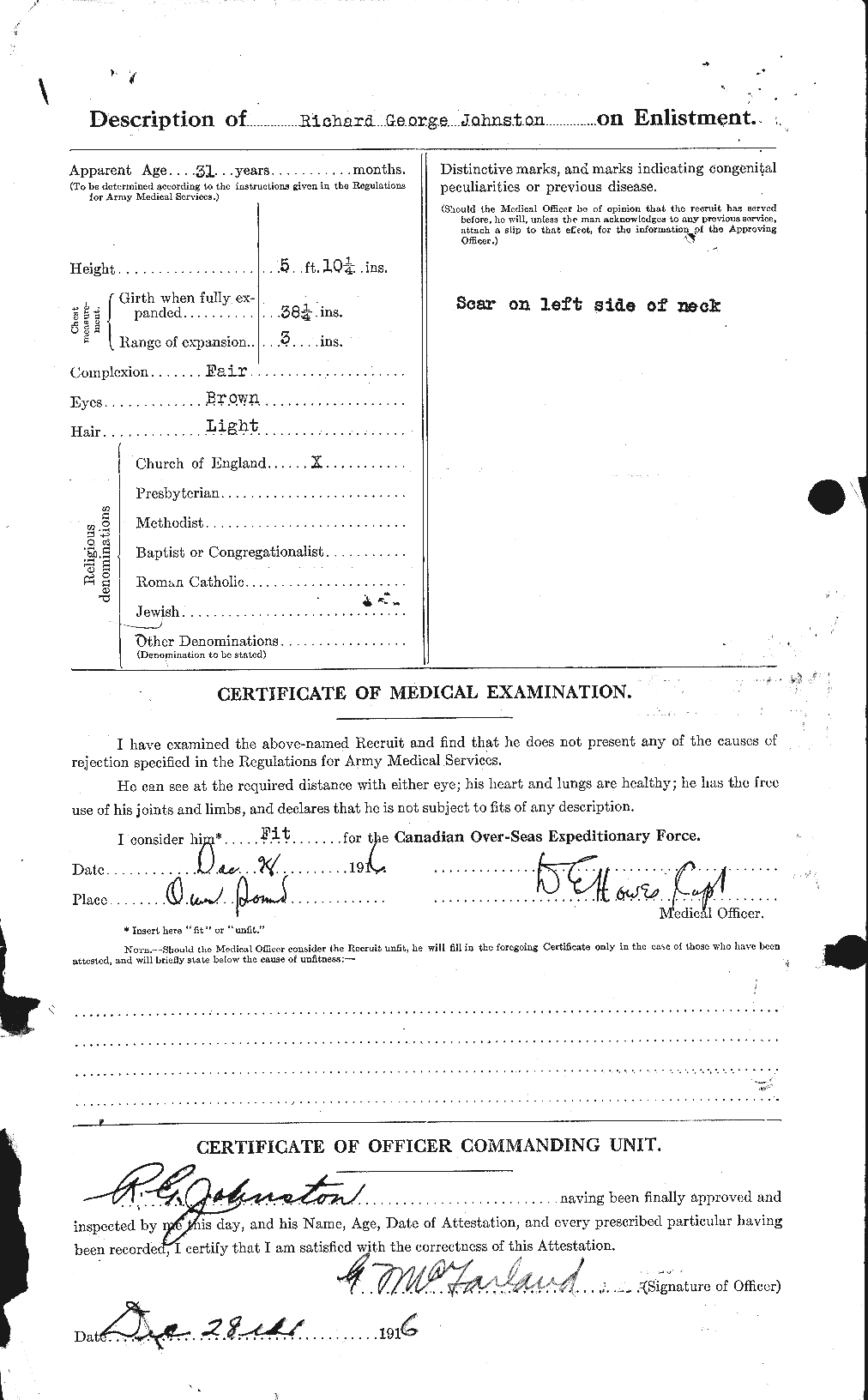 Personnel Records of the First World War - CEF 423070b