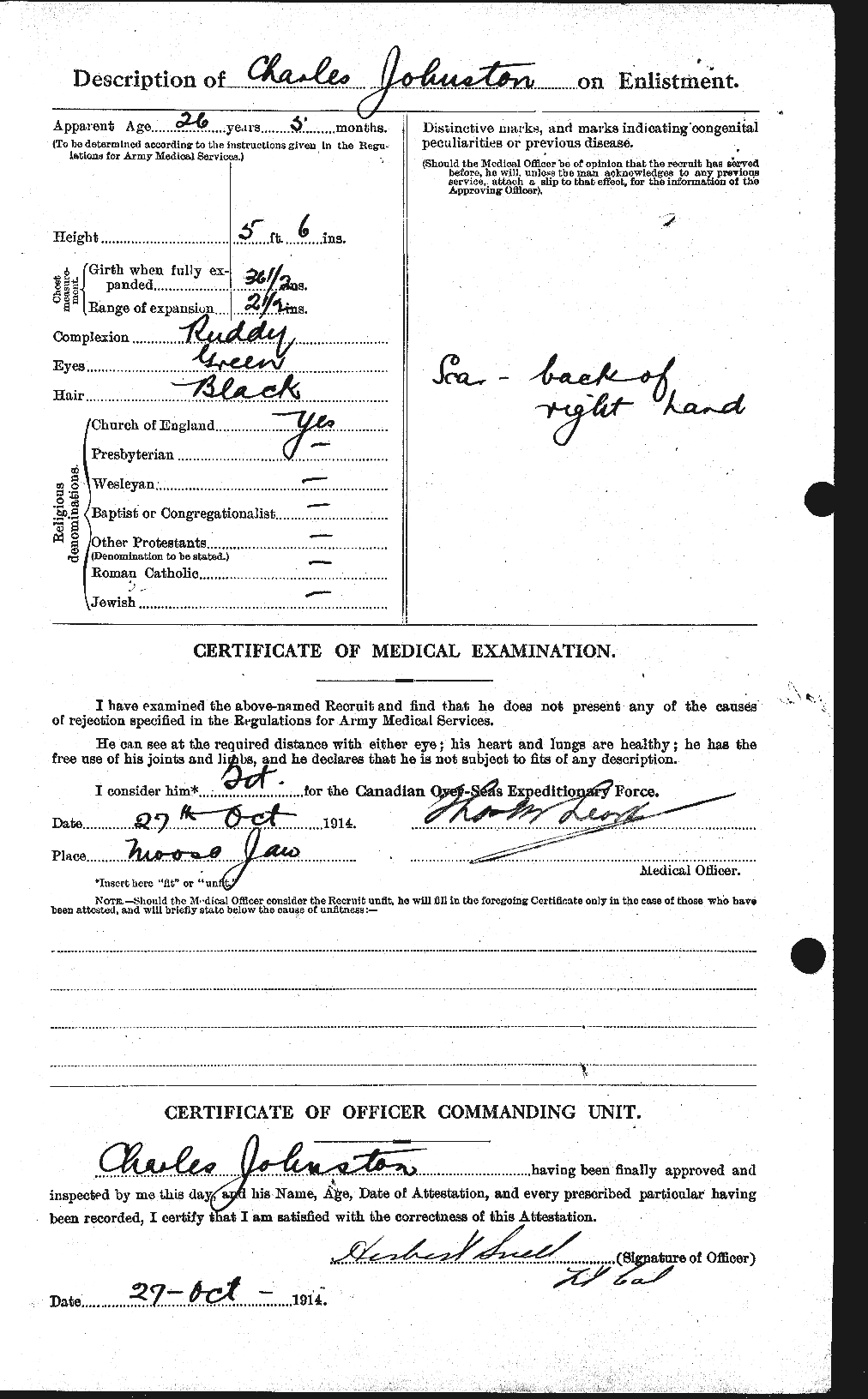 Personnel Records of the First World War - CEF 423088b