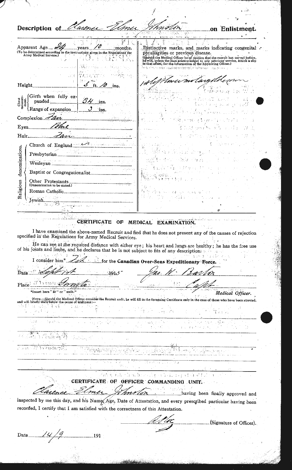 Personnel Records of the First World War - CEF 423132b