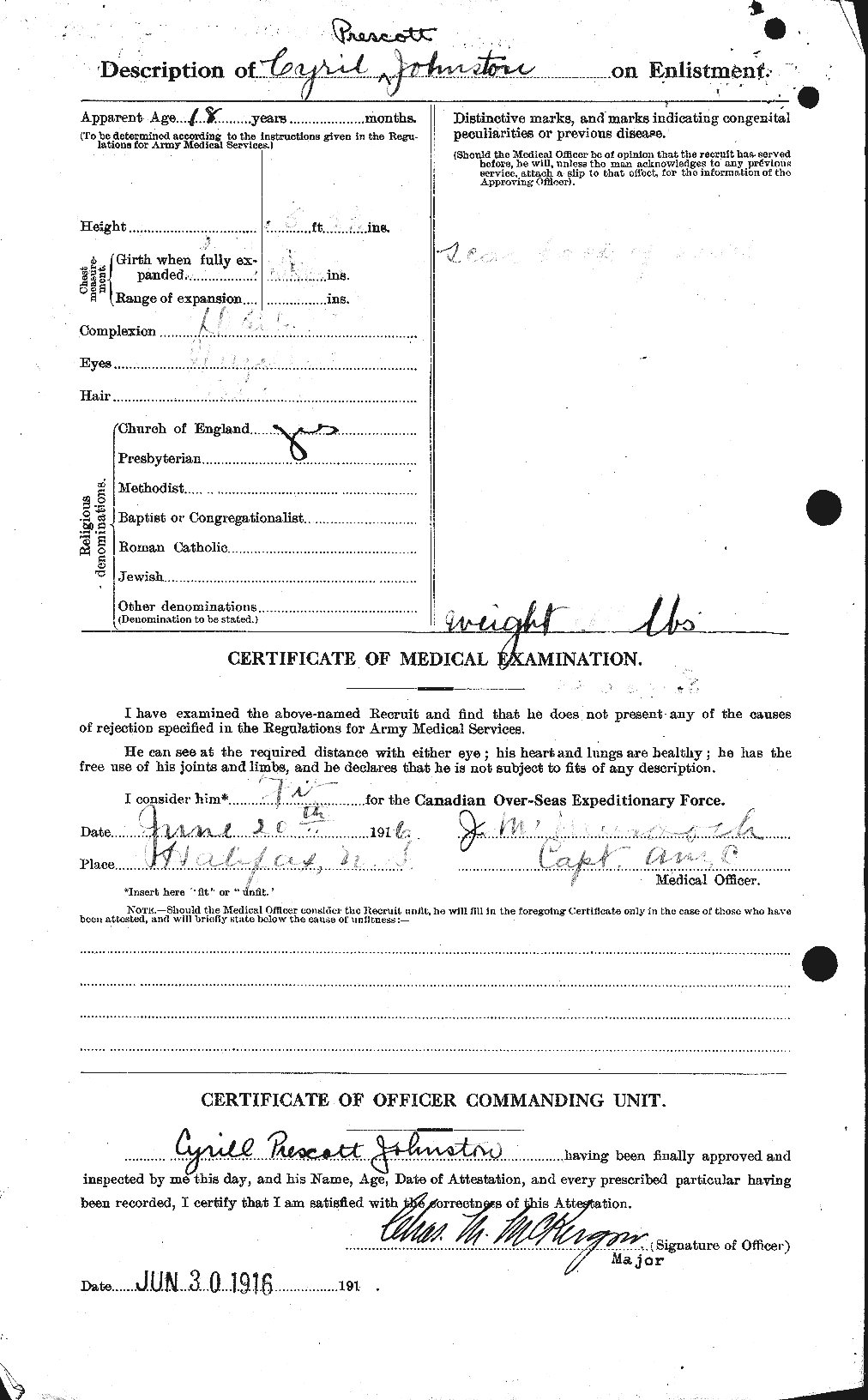 Personnel Records of the First World War - CEF 423147b