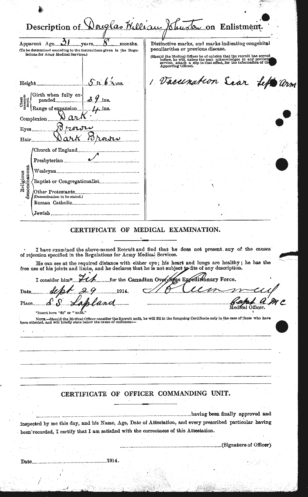 Personnel Records of the First World War - CEF 423186b