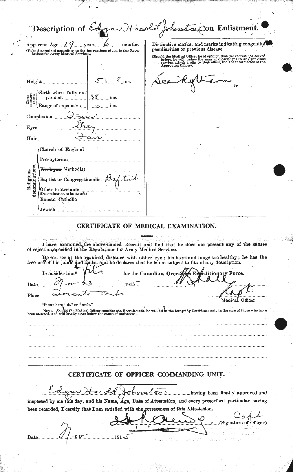 Personnel Records of the First World War - CEF 423205b