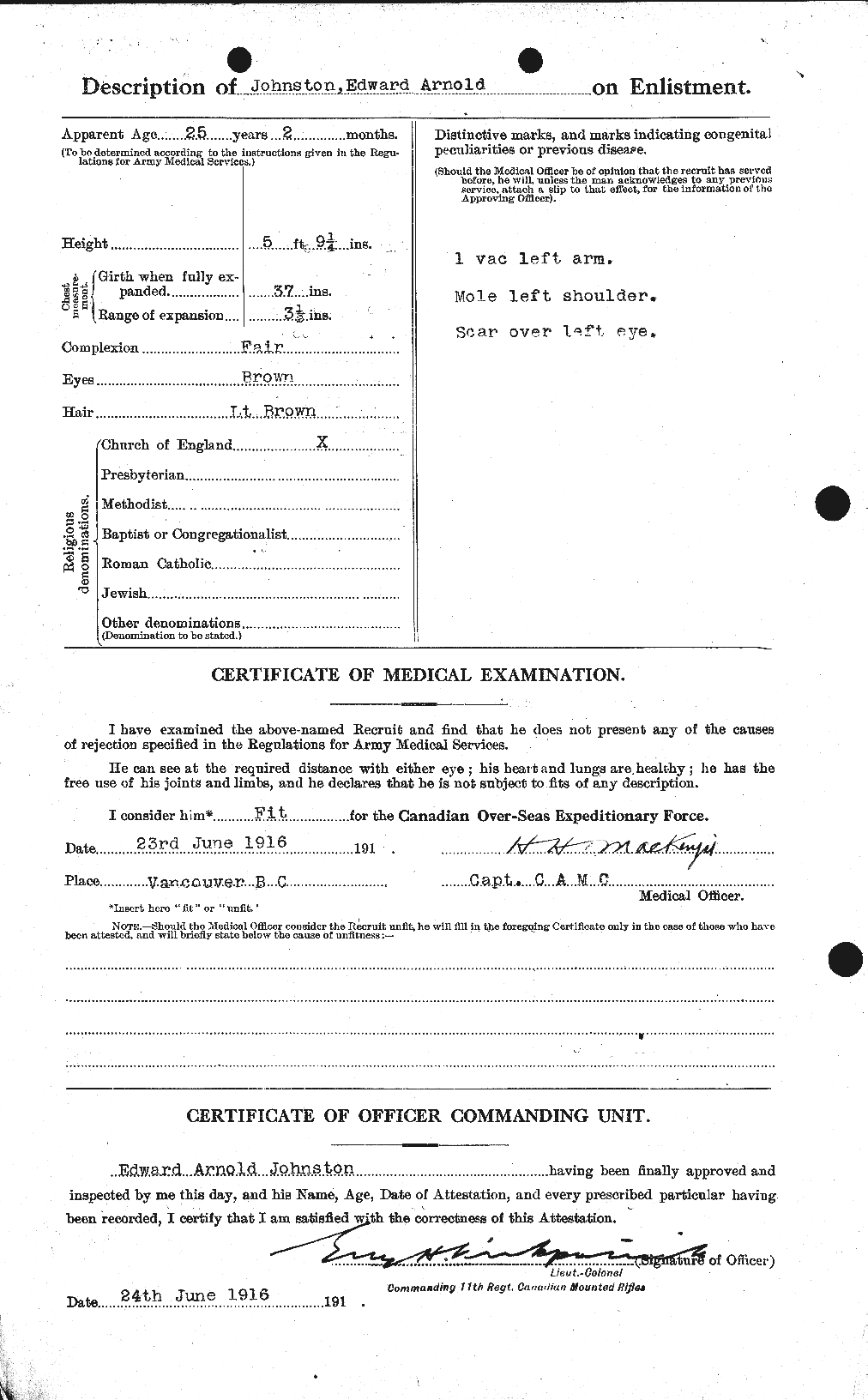 Personnel Records of the First World War - CEF 423224b