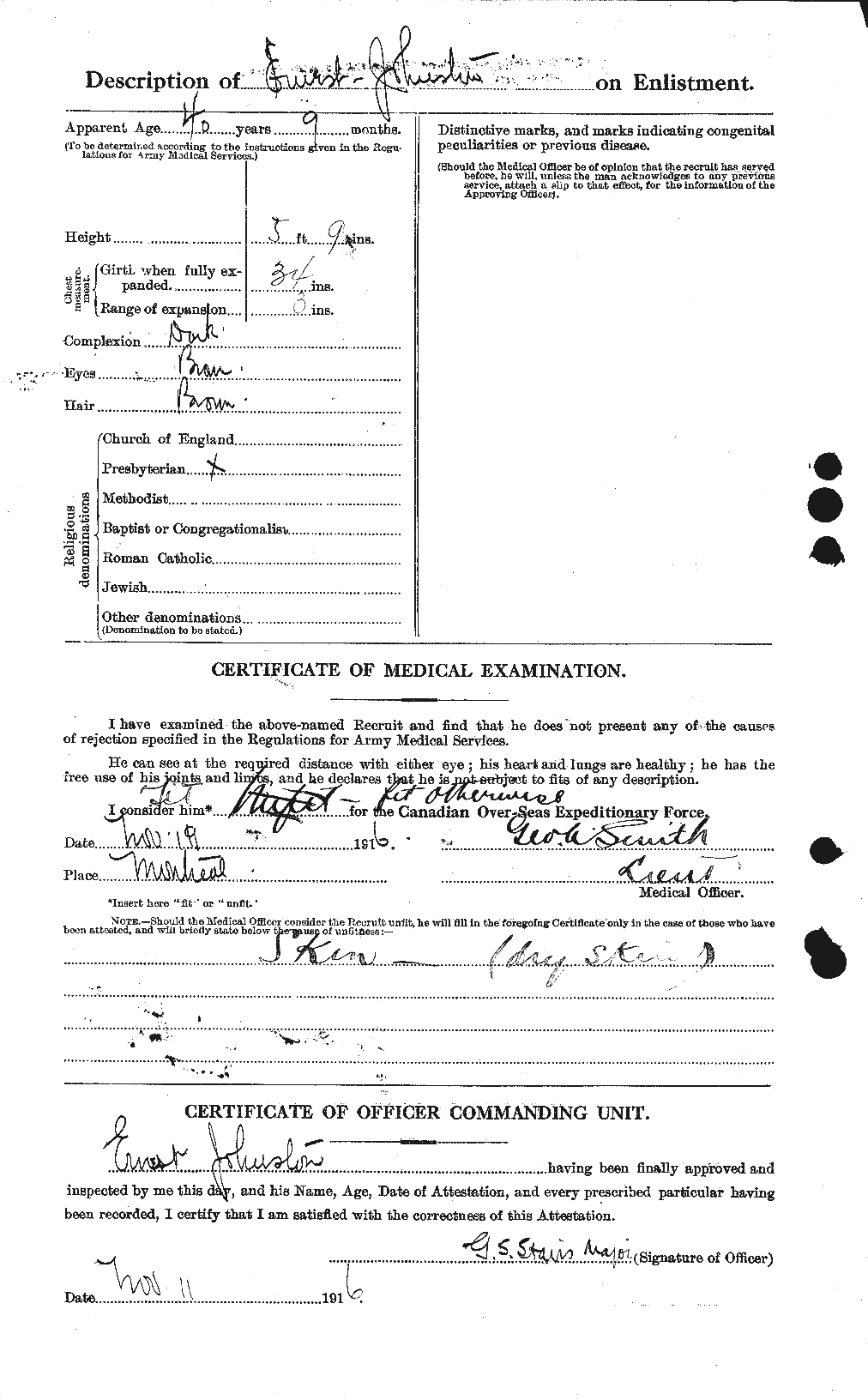 Personnel Records of the First World War - CEF 423242b
