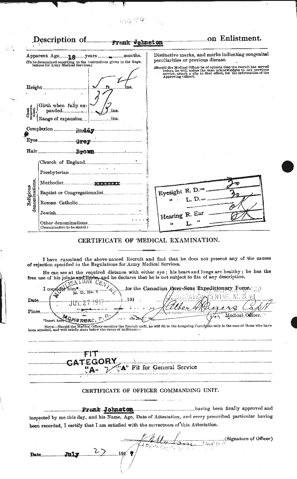 Personnel Records of the First World War - CEF 423270b