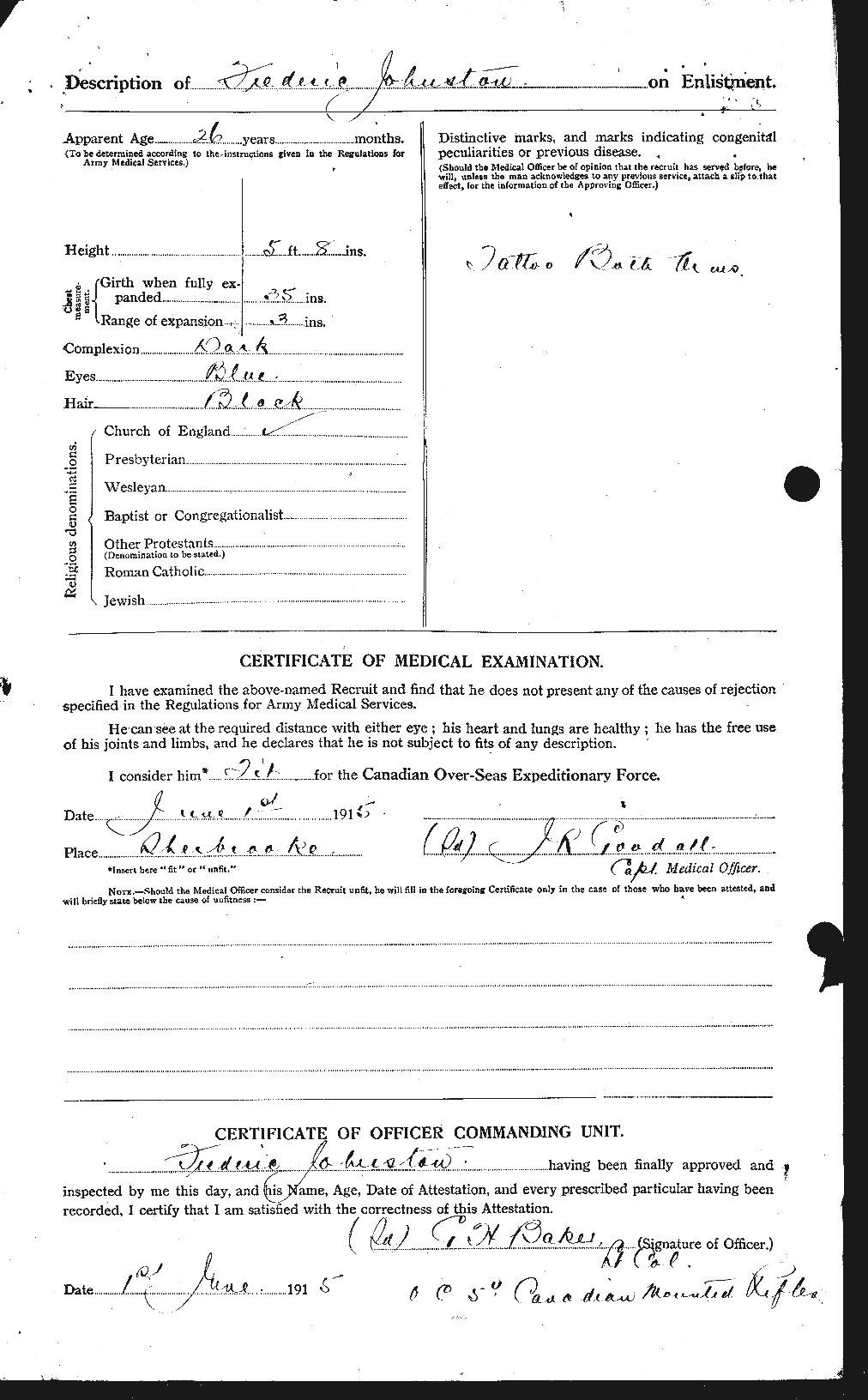 Personnel Records of the First World War - CEF 423288b