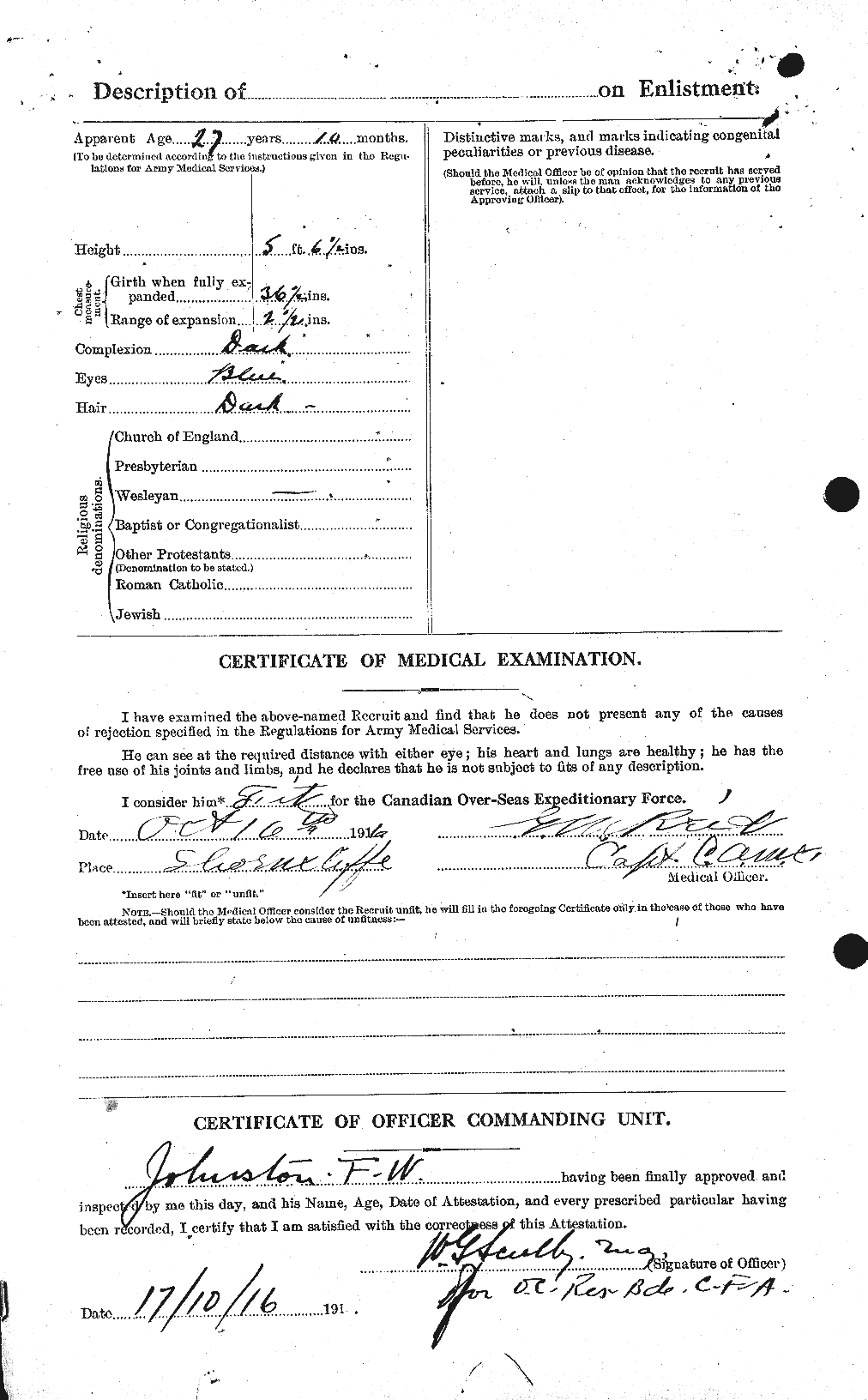 Personnel Records of the First World War - CEF 423304b