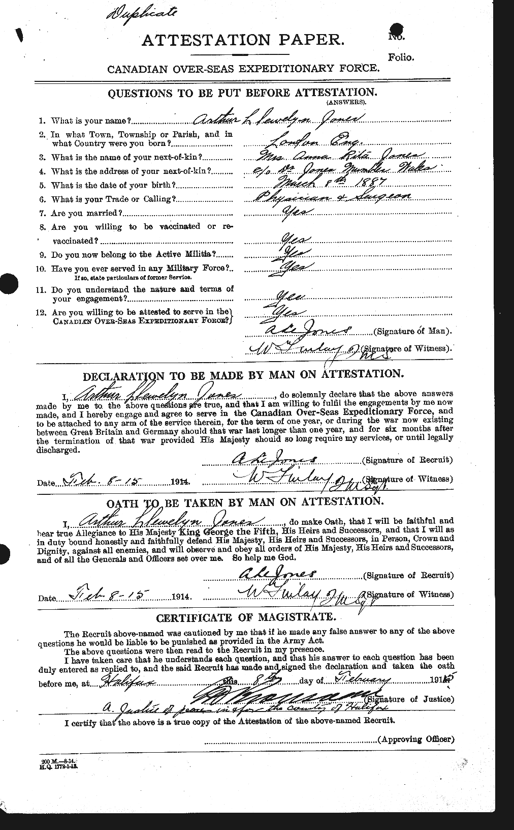 Personnel Records of the First World War - CEF 423699a