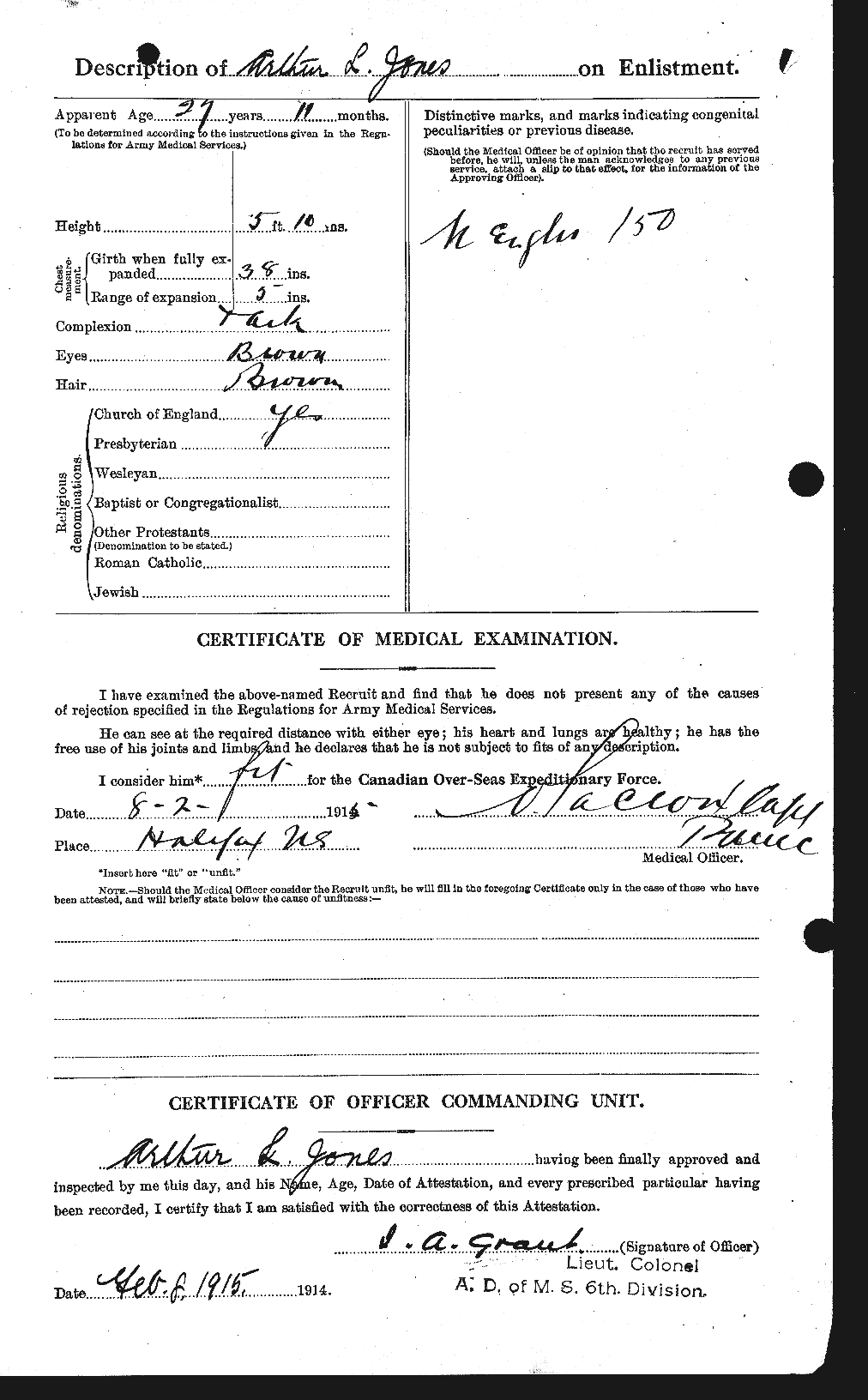Personnel Records of the First World War - CEF 423699b