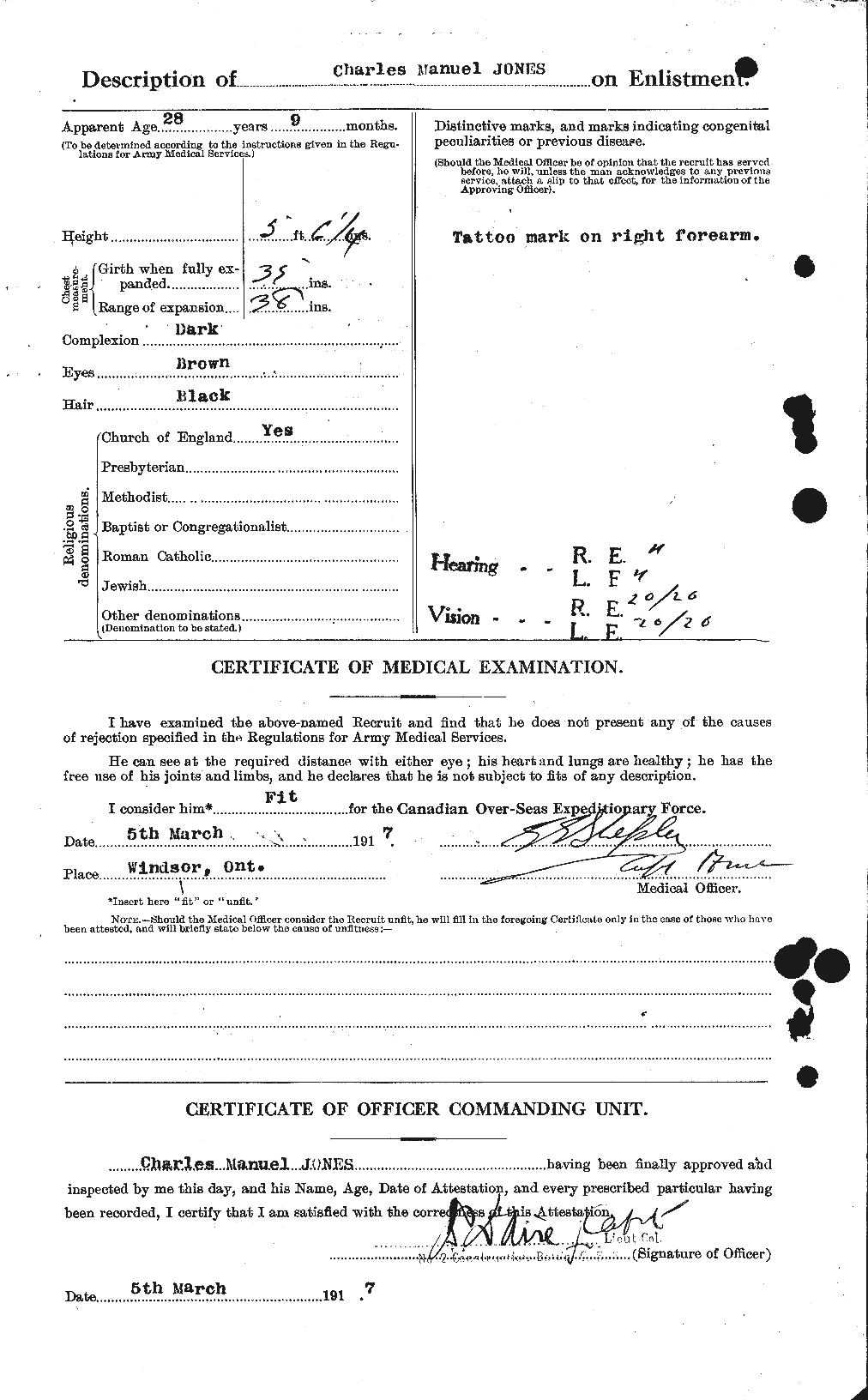 Personnel Records of the First World War - CEF 423859b