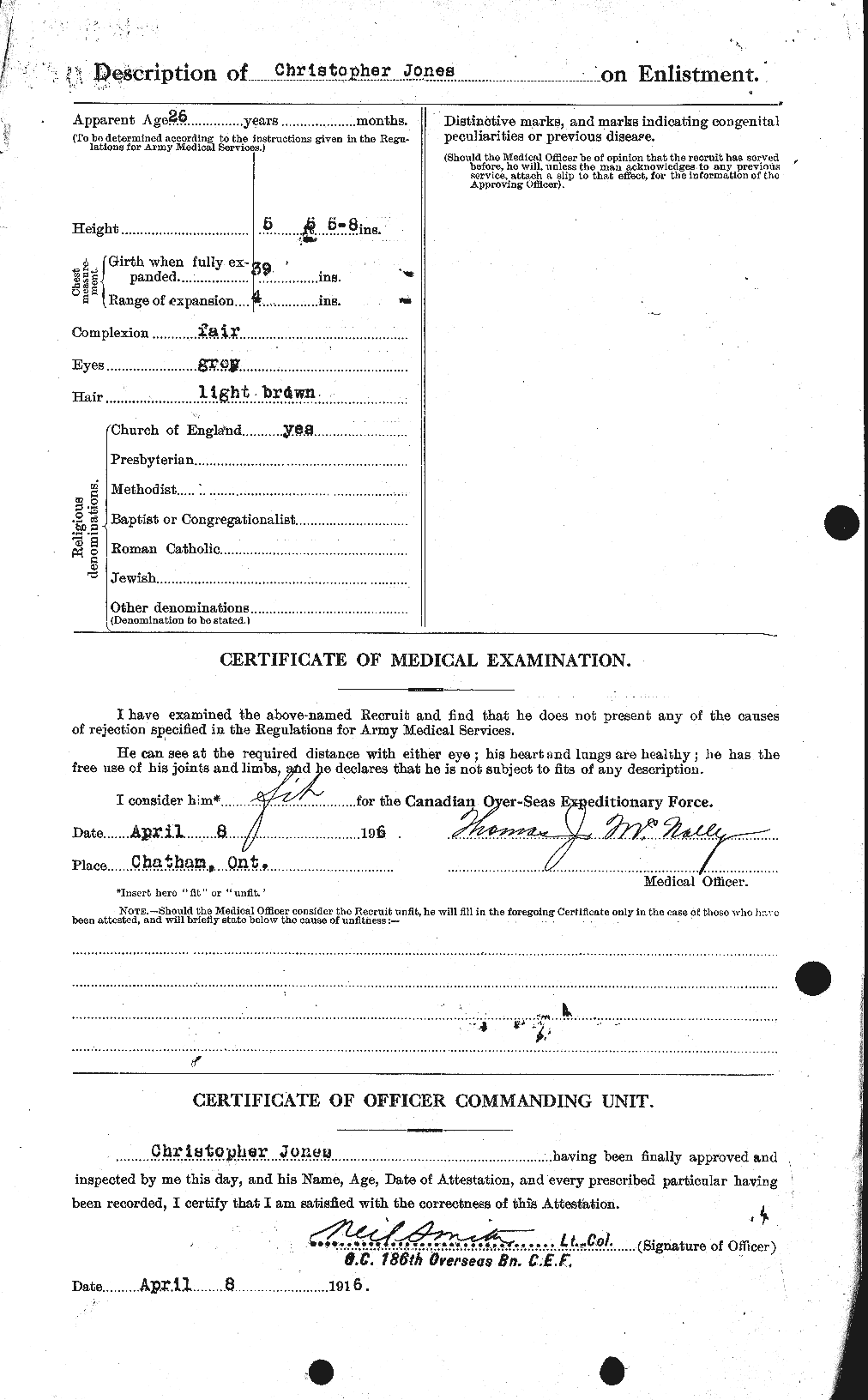 Personnel Records of the First World War - CEF 423882b