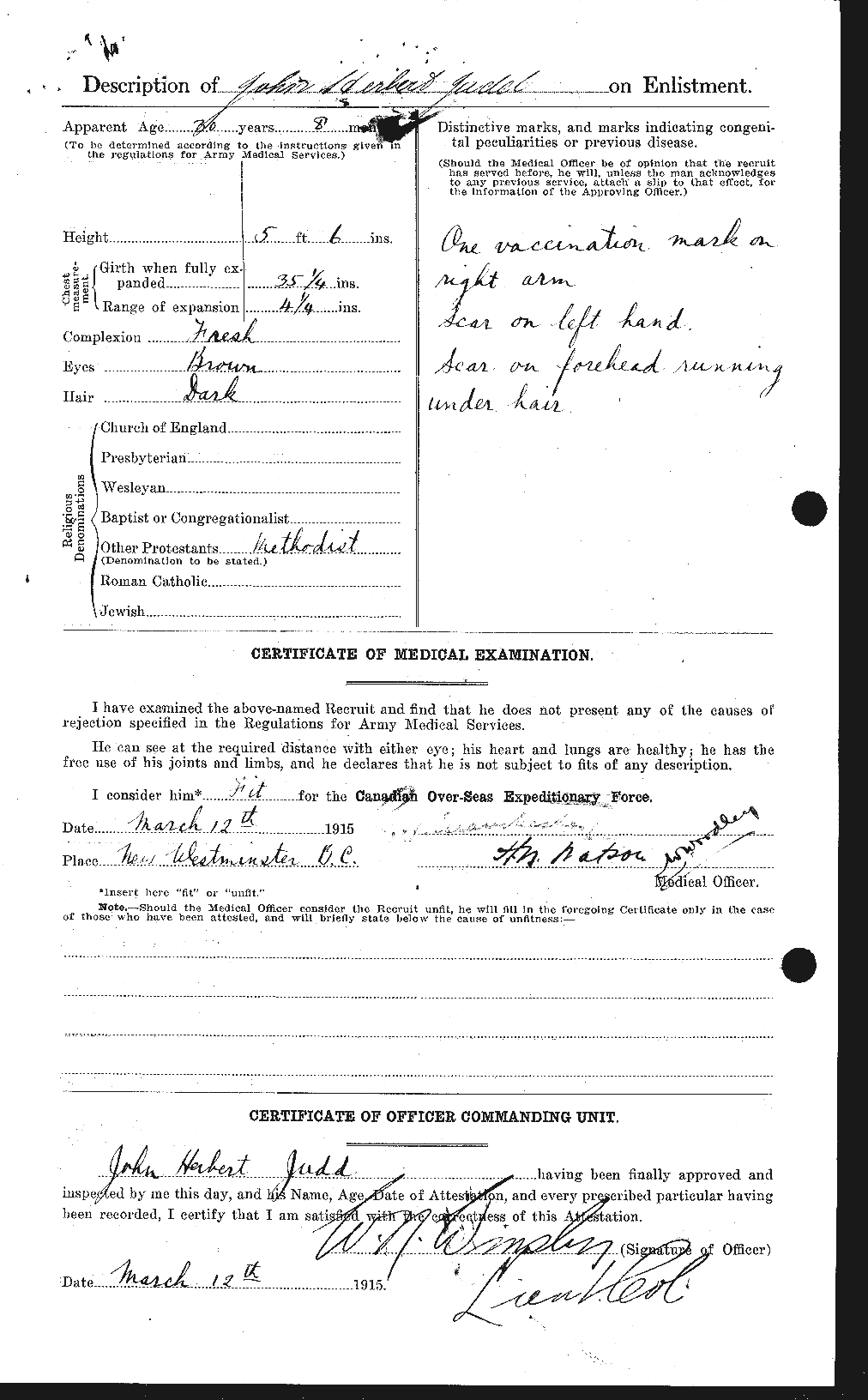 Personnel Records of the First World War - CEF 424205b