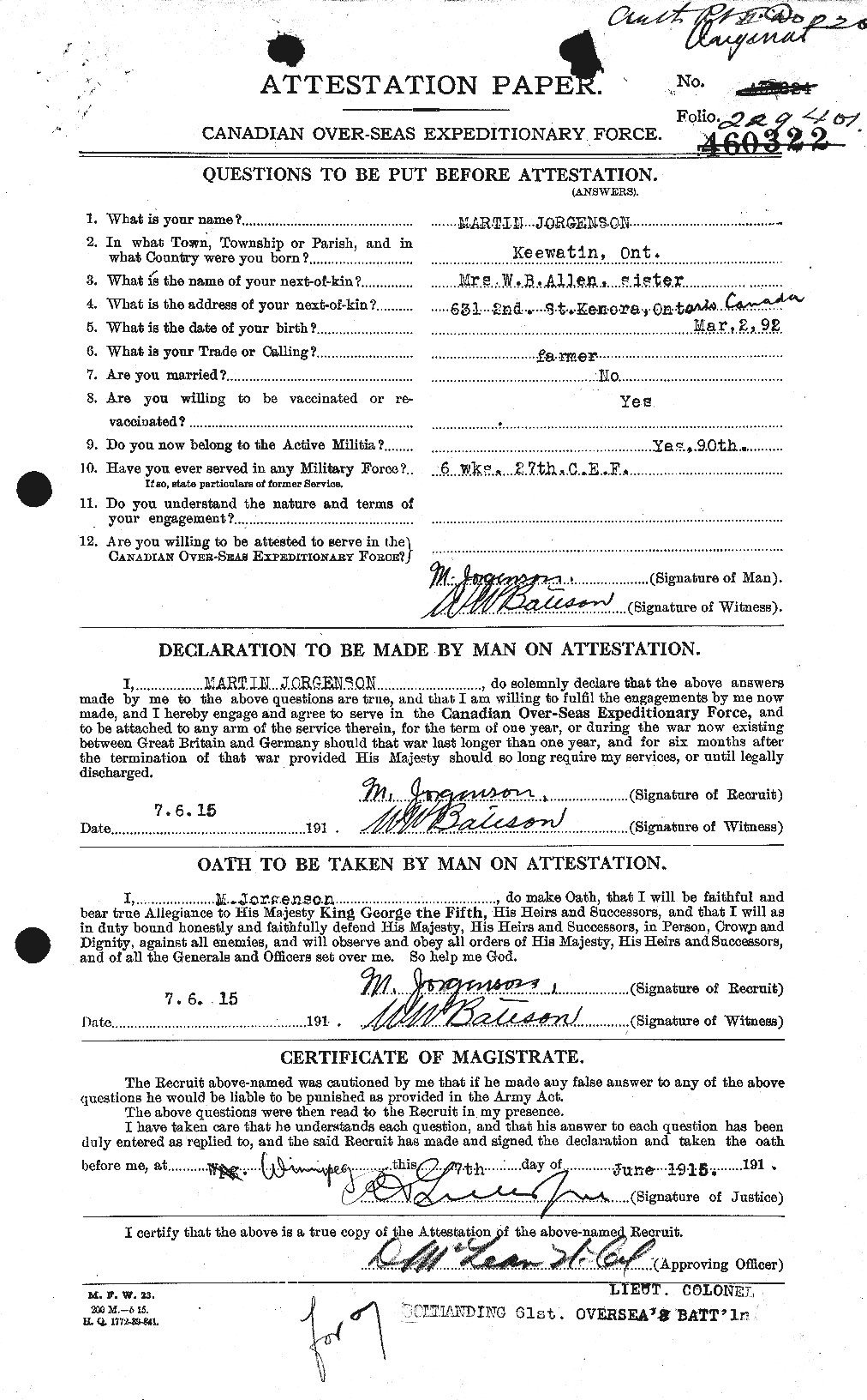 Personnel Records of the First World War - CEF 424567a
