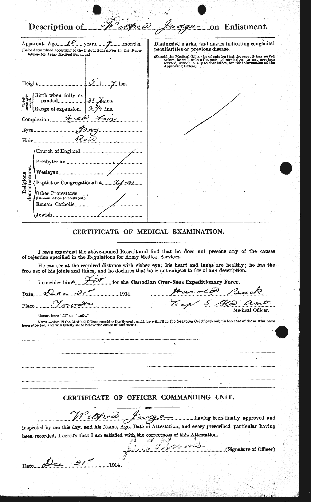 Personnel Records of the First World War - CEF 425049b