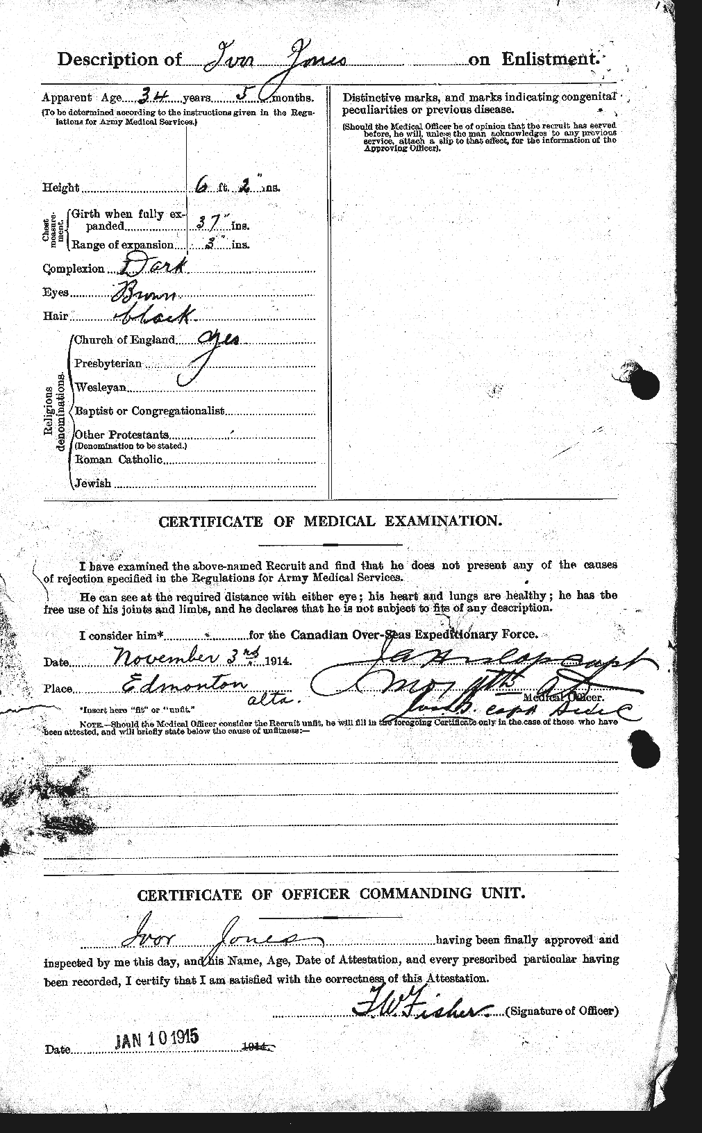 Personnel Records of the First World War - CEF 425555b