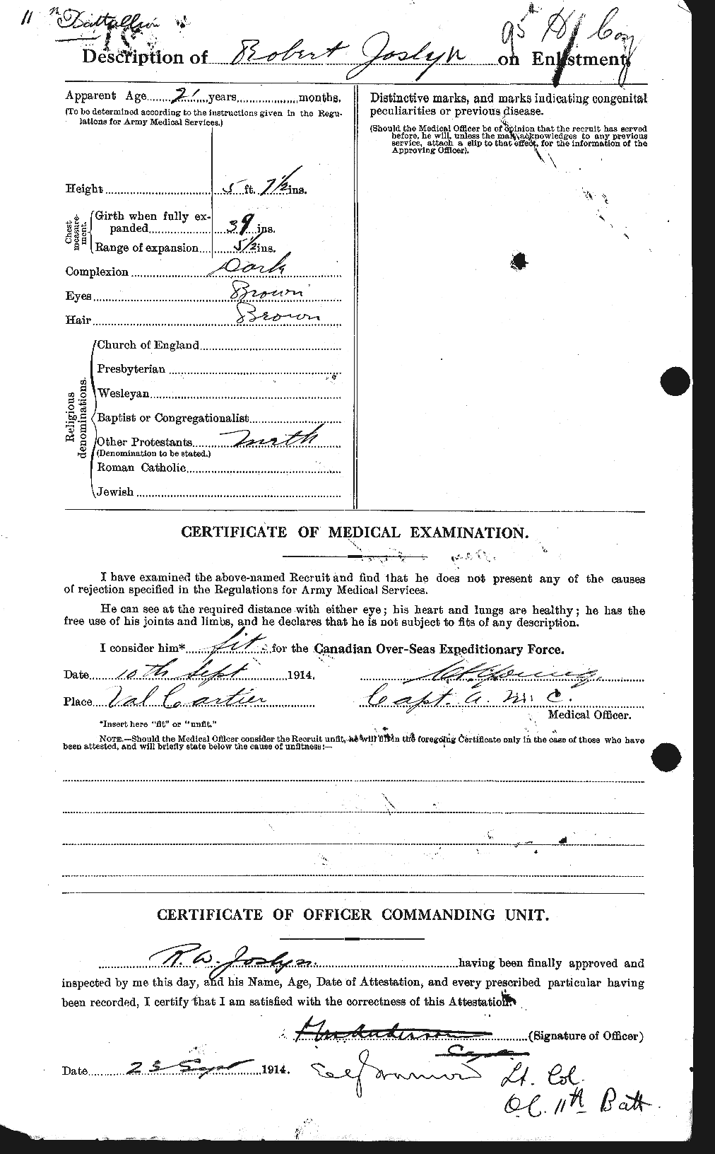 Personnel Records of the First World War - CEF 426178b
