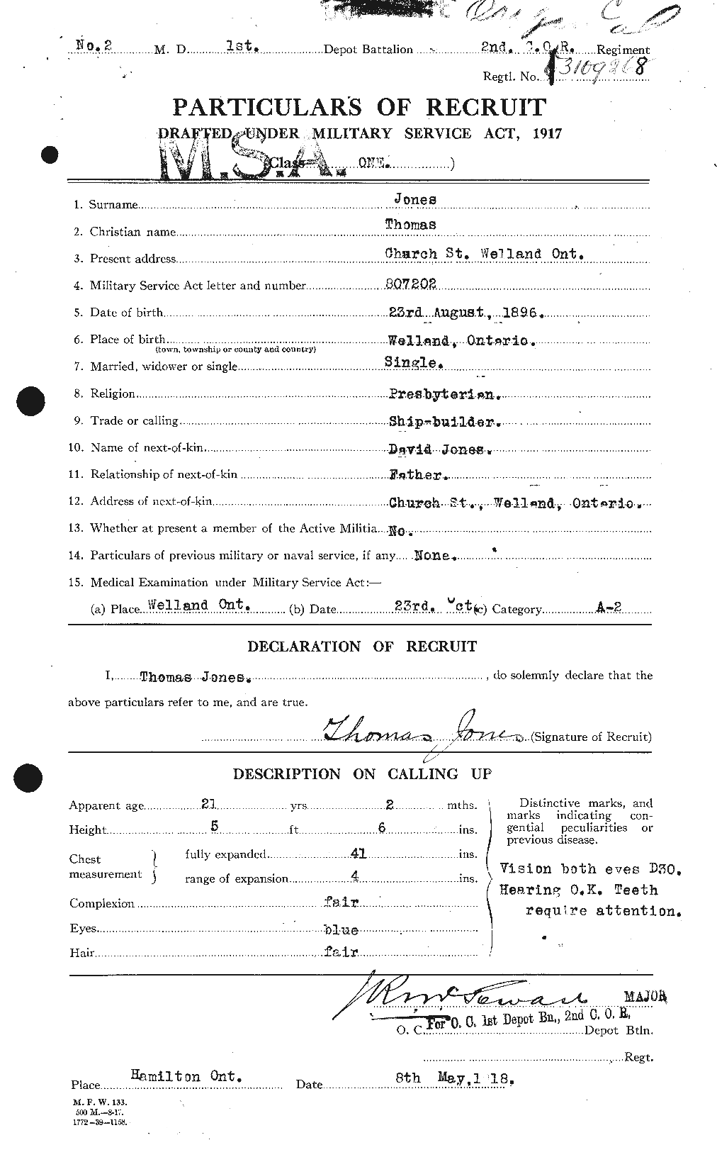 Personnel Records of the First World War - CEF 426567a