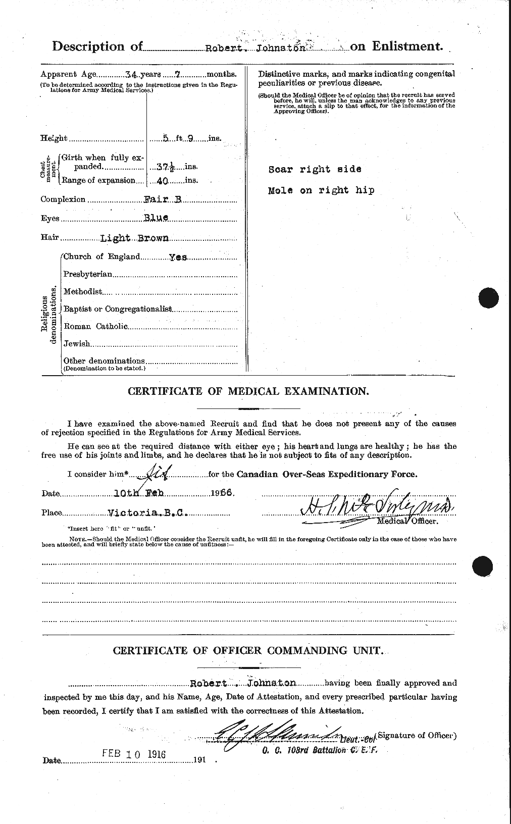 Personnel Records of the First World War - CEF 426990b